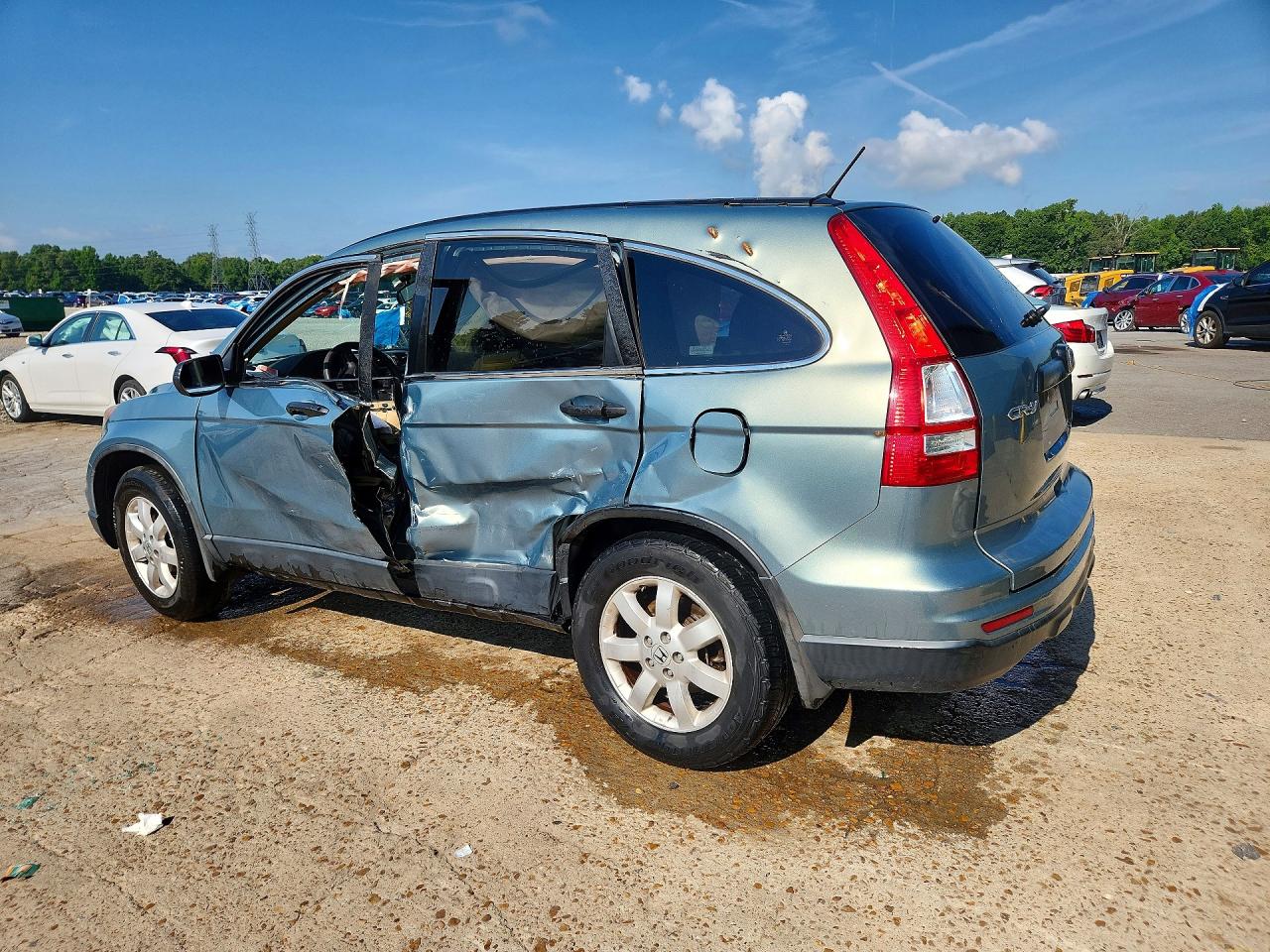 2011 Honda Cr-v Se Turquoise vin: 5J6RE3H42BL058544