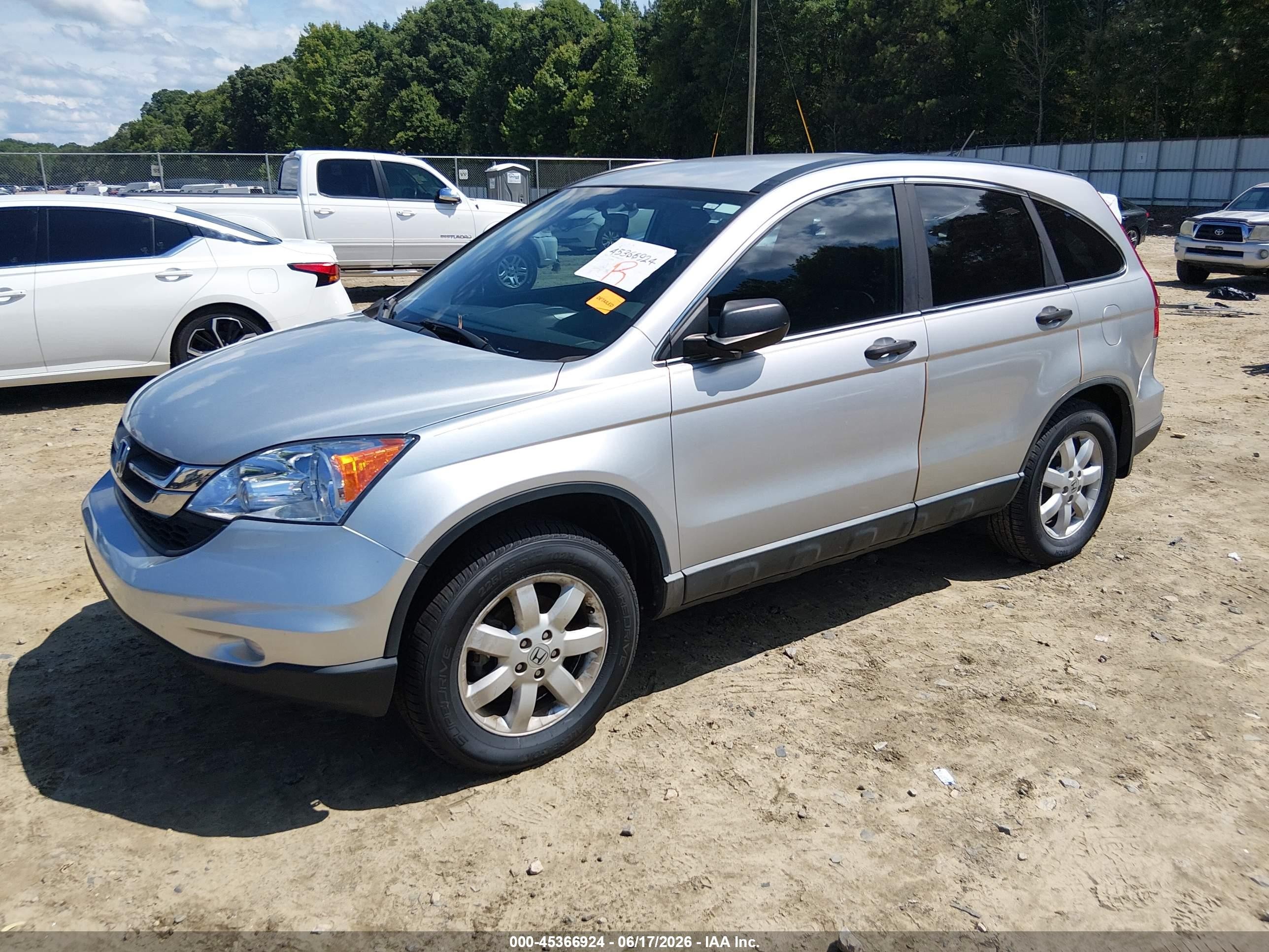 2011 Honda Cr-v Se Silver vin: 5J6RE3H45BL044895