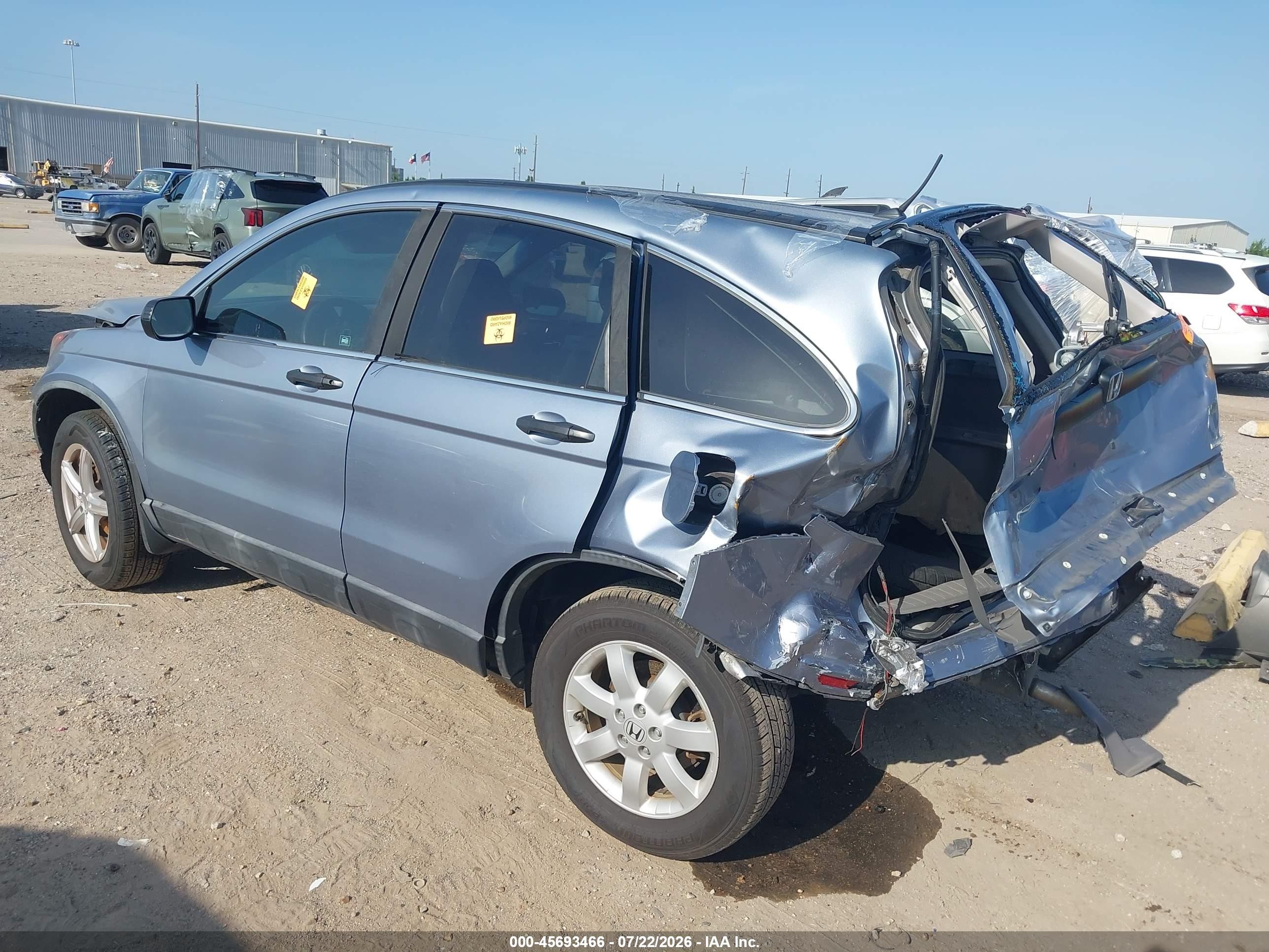2011 Honda Cr-v Se Blue vin: 5J6RE3H45BL057212