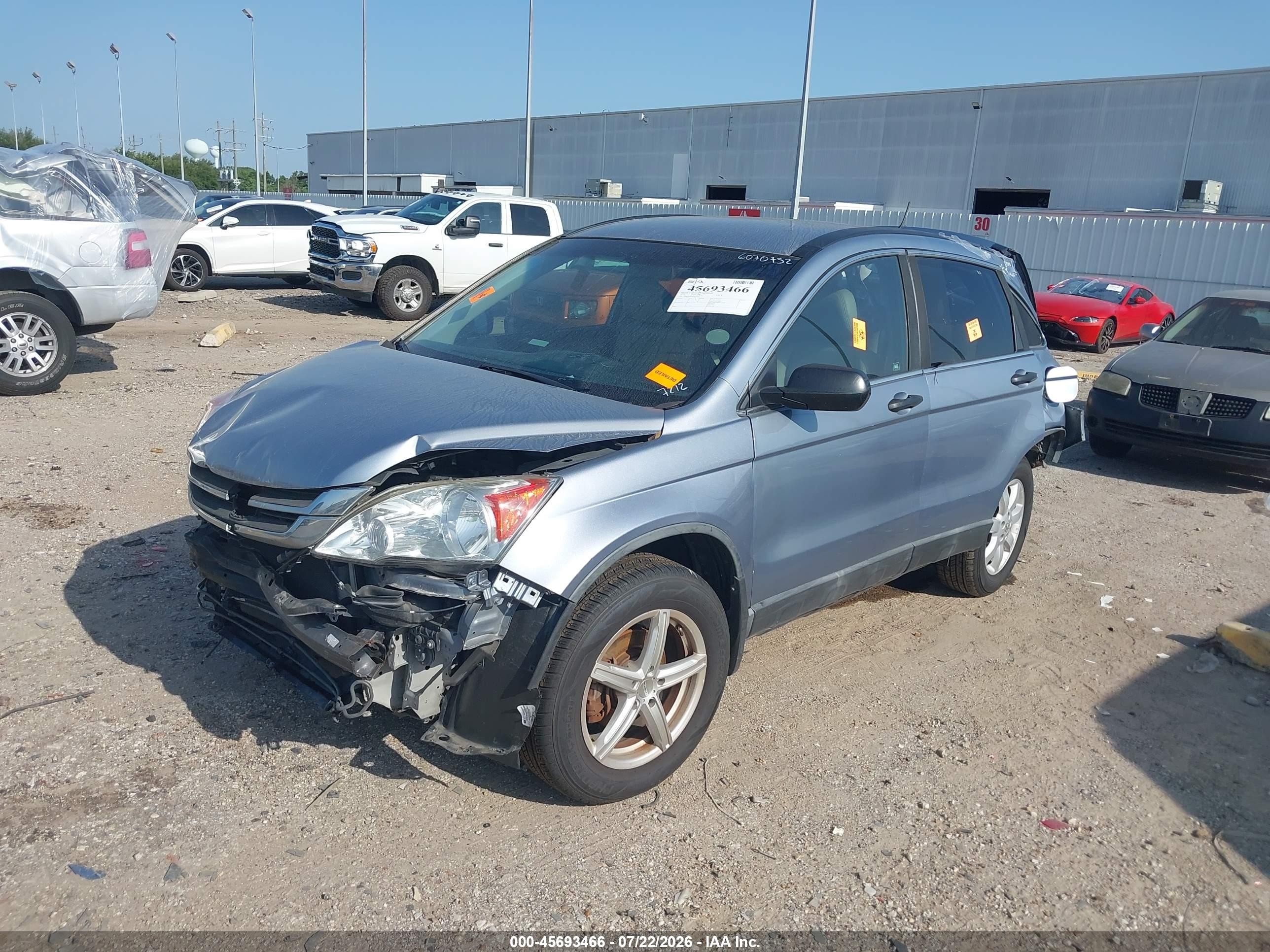 2011 Honda Cr-v Se Blue vin: 5J6RE3H45BL057212