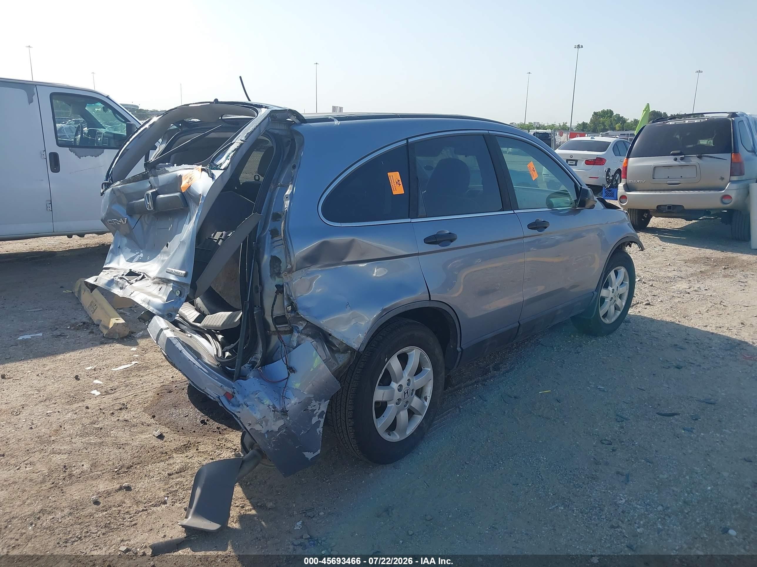 2011 Honda Cr-v Se Blue vin: 5J6RE3H45BL057212