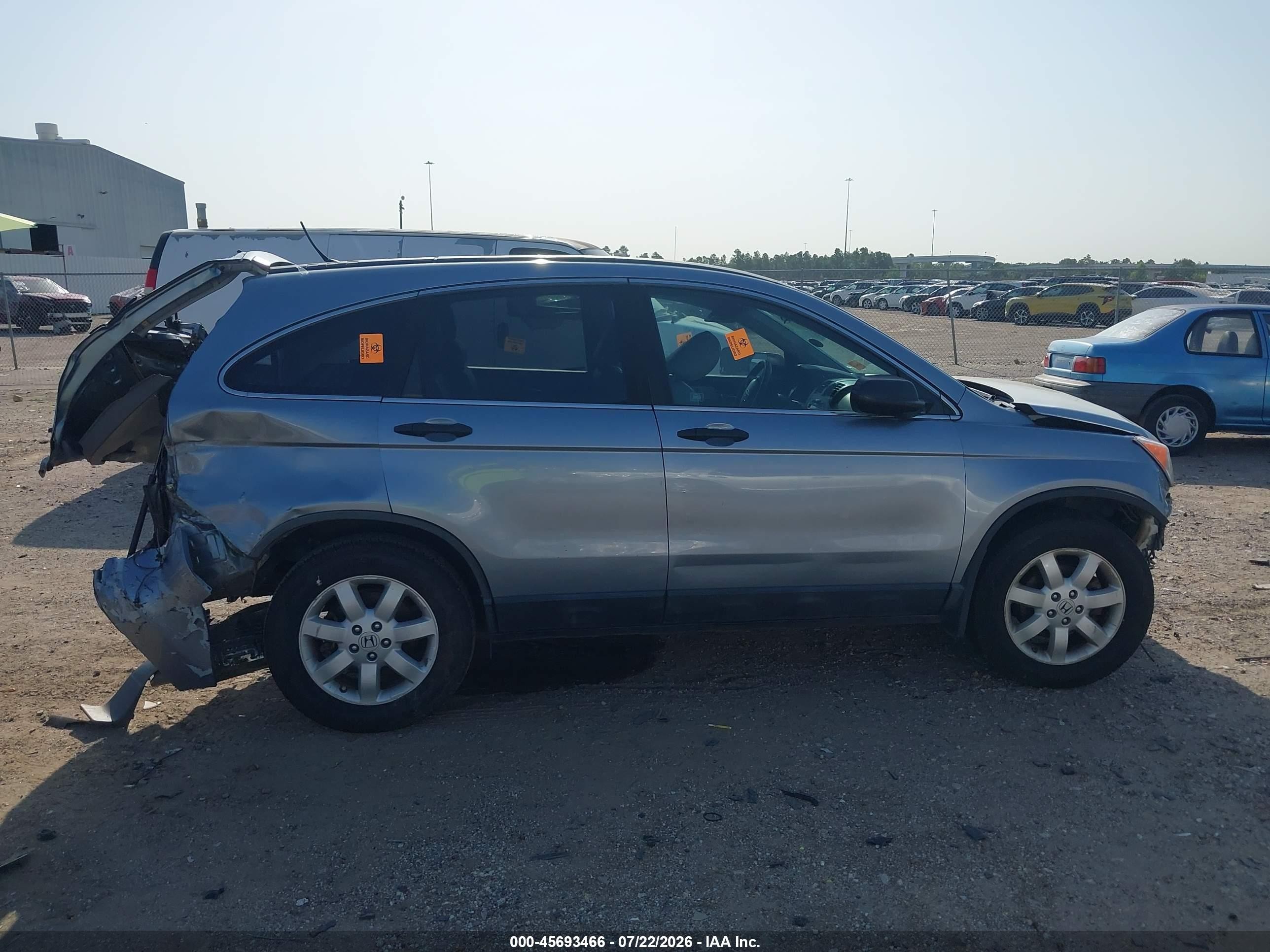 2011 Honda Cr-v Se Blue vin: 5J6RE3H45BL057212