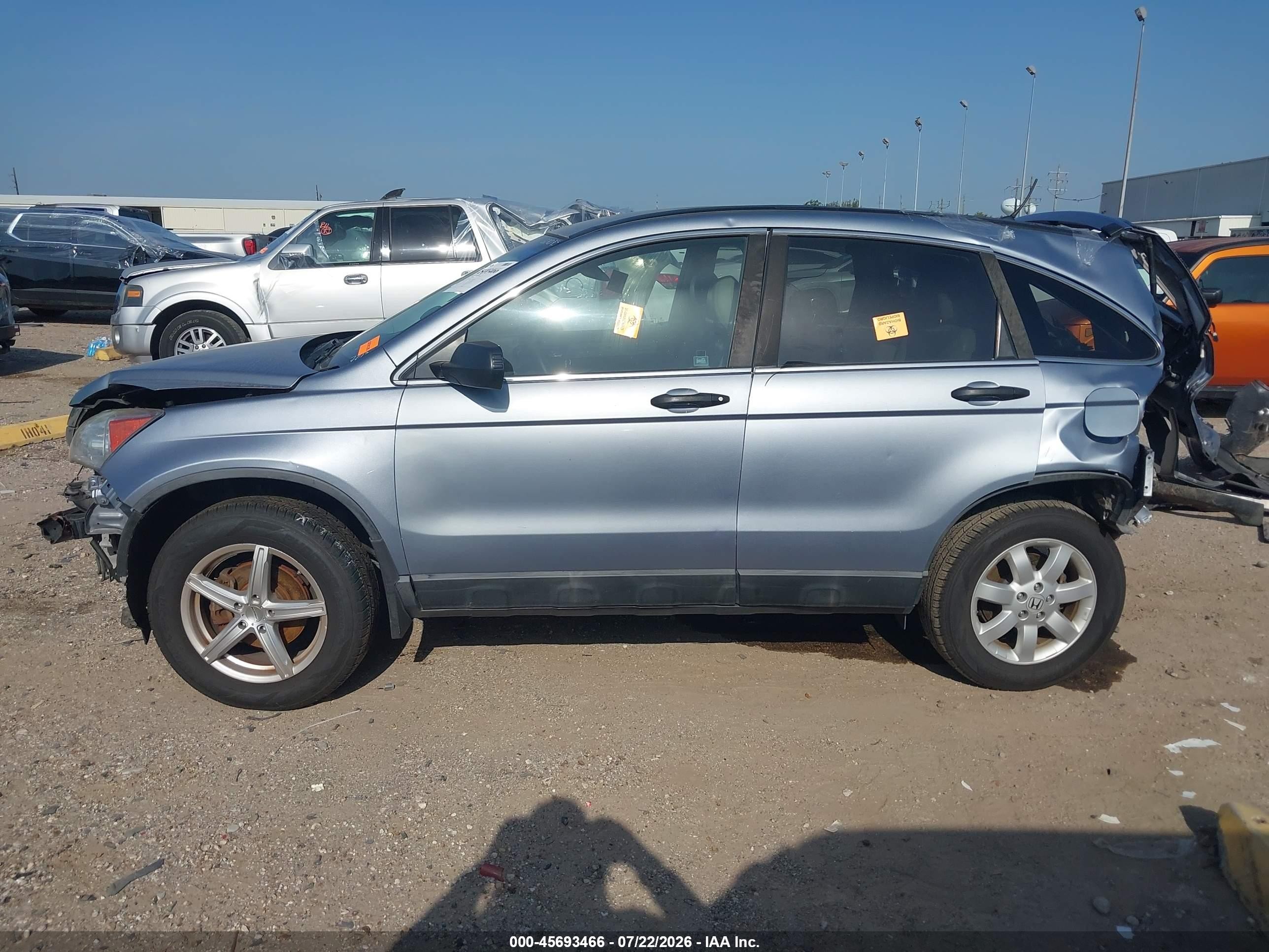 2011 Honda Cr-v Se Blue vin: 5J6RE3H45BL057212