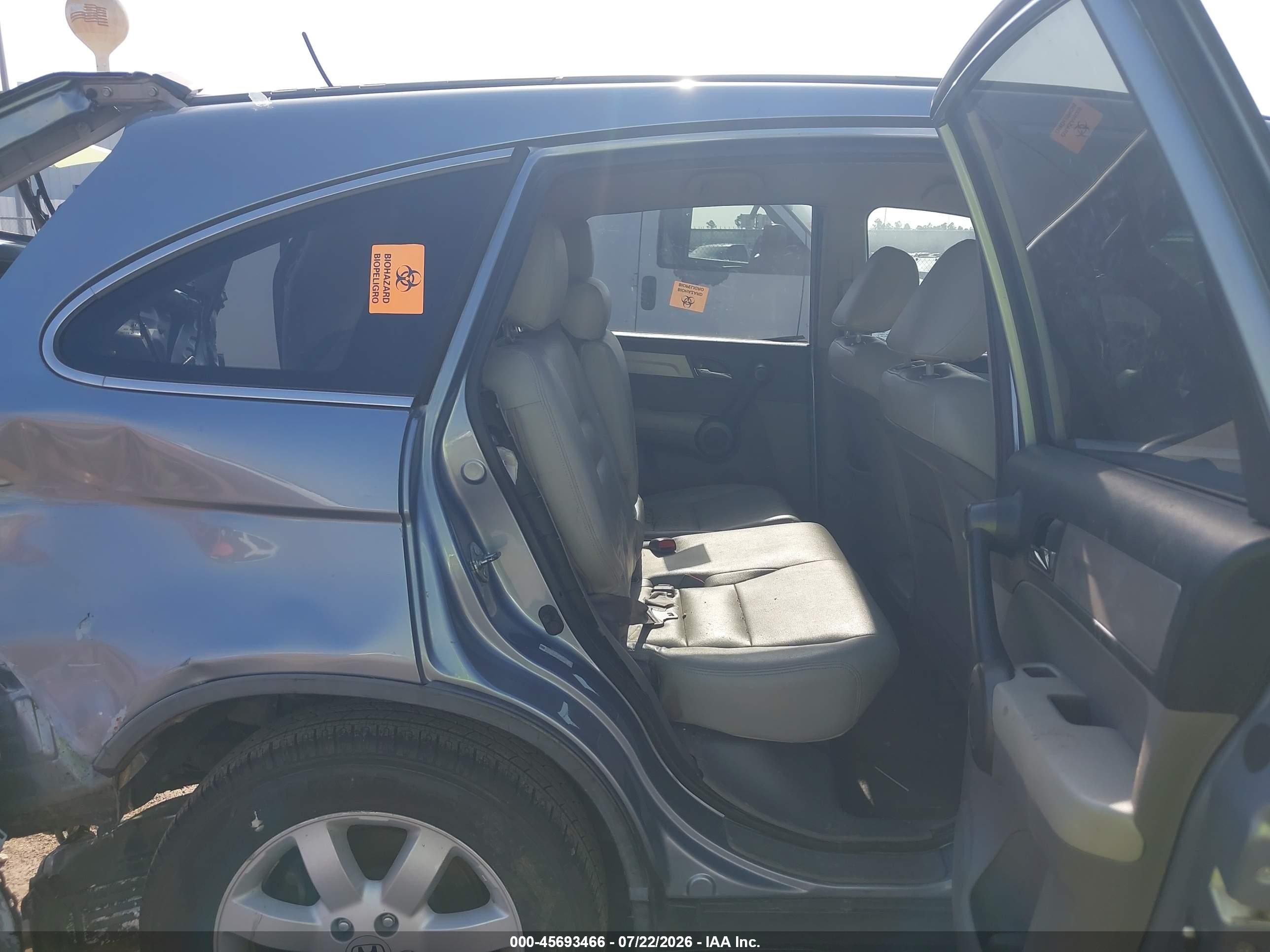 2011 Honda Cr-v Se Blue vin: 5J6RE3H45BL057212
