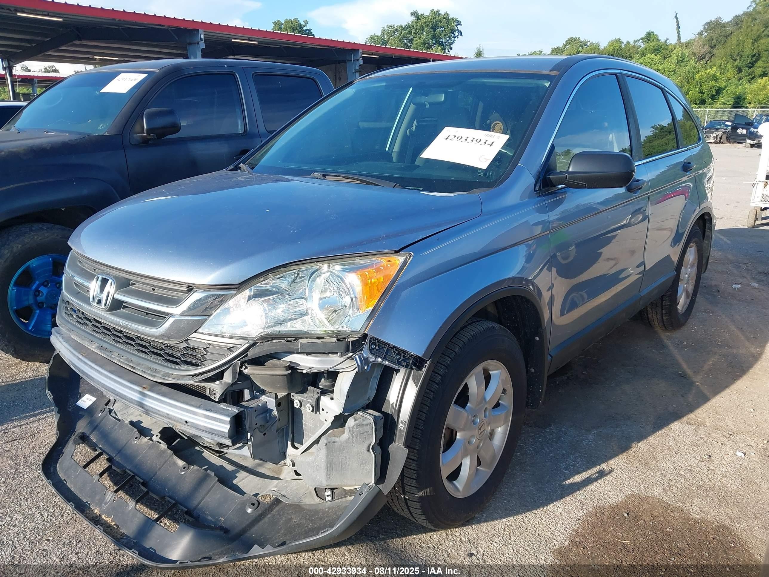 2011 Honda Cr-v Se Blue vin: 5J6RE3H46BL053637