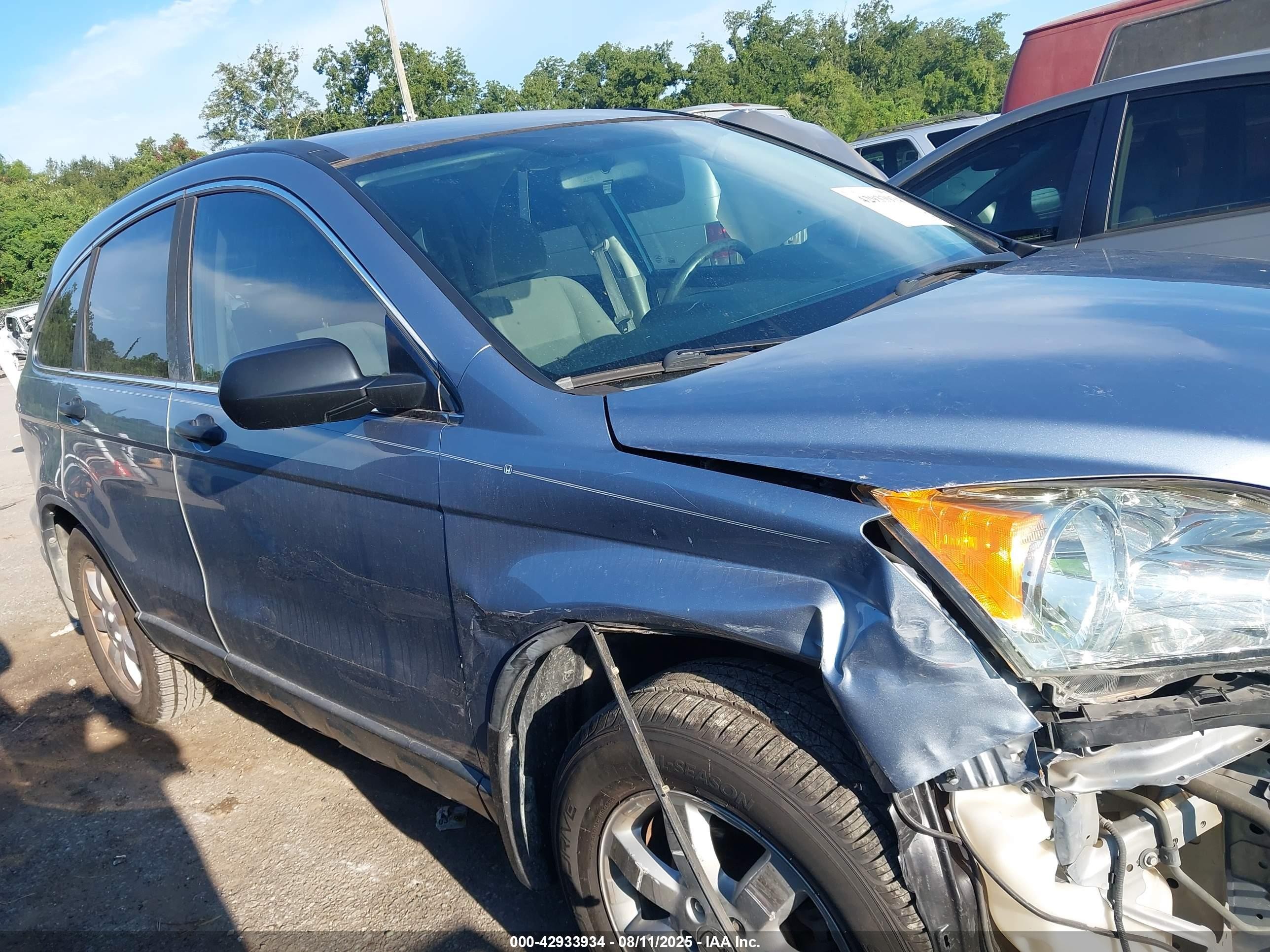 2011 Honda Cr-v Se Blue vin: 5J6RE3H46BL053637