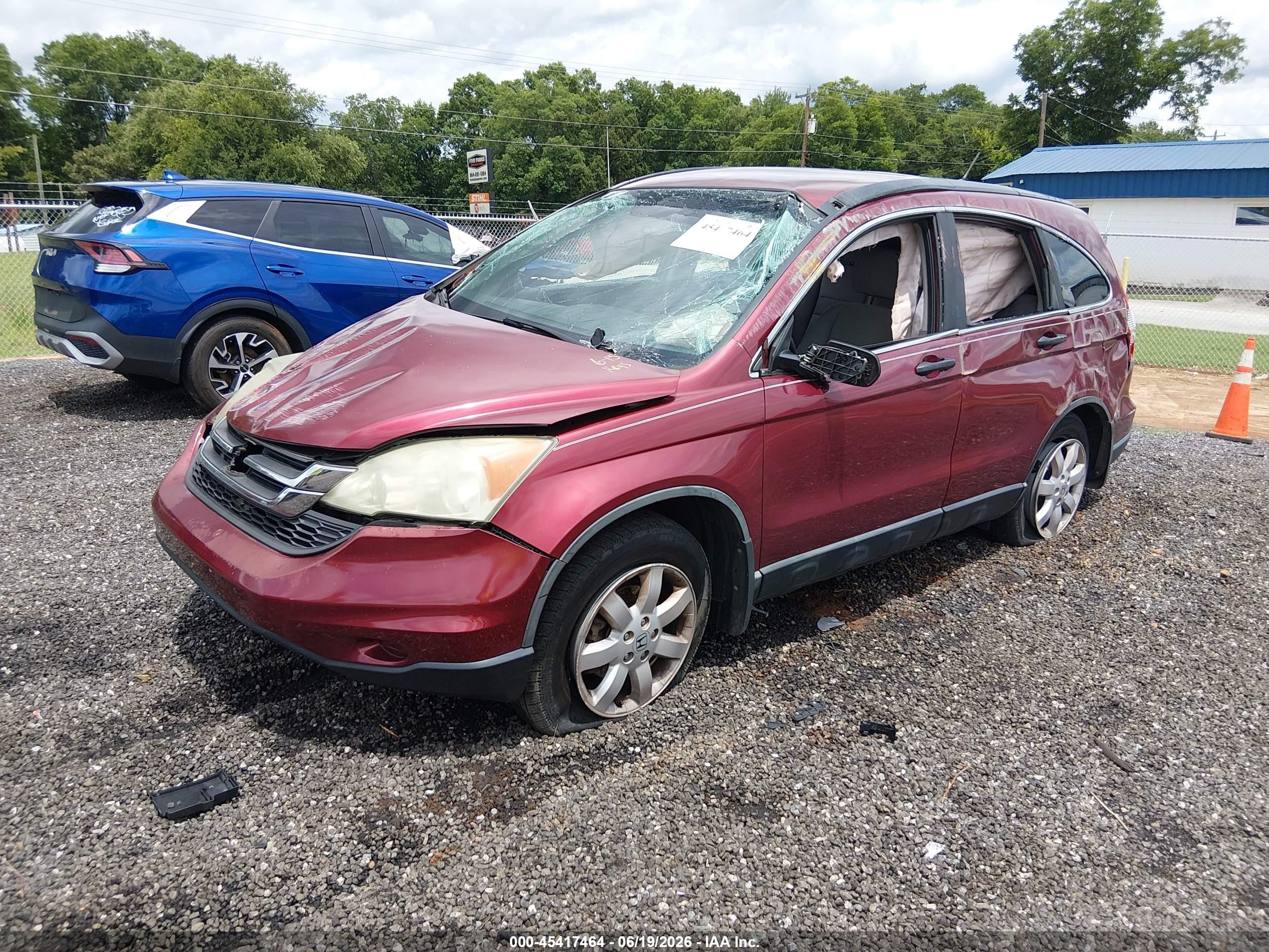 2011 Honda Cr-v Se Red vin: 5J6RE3H47BL018394