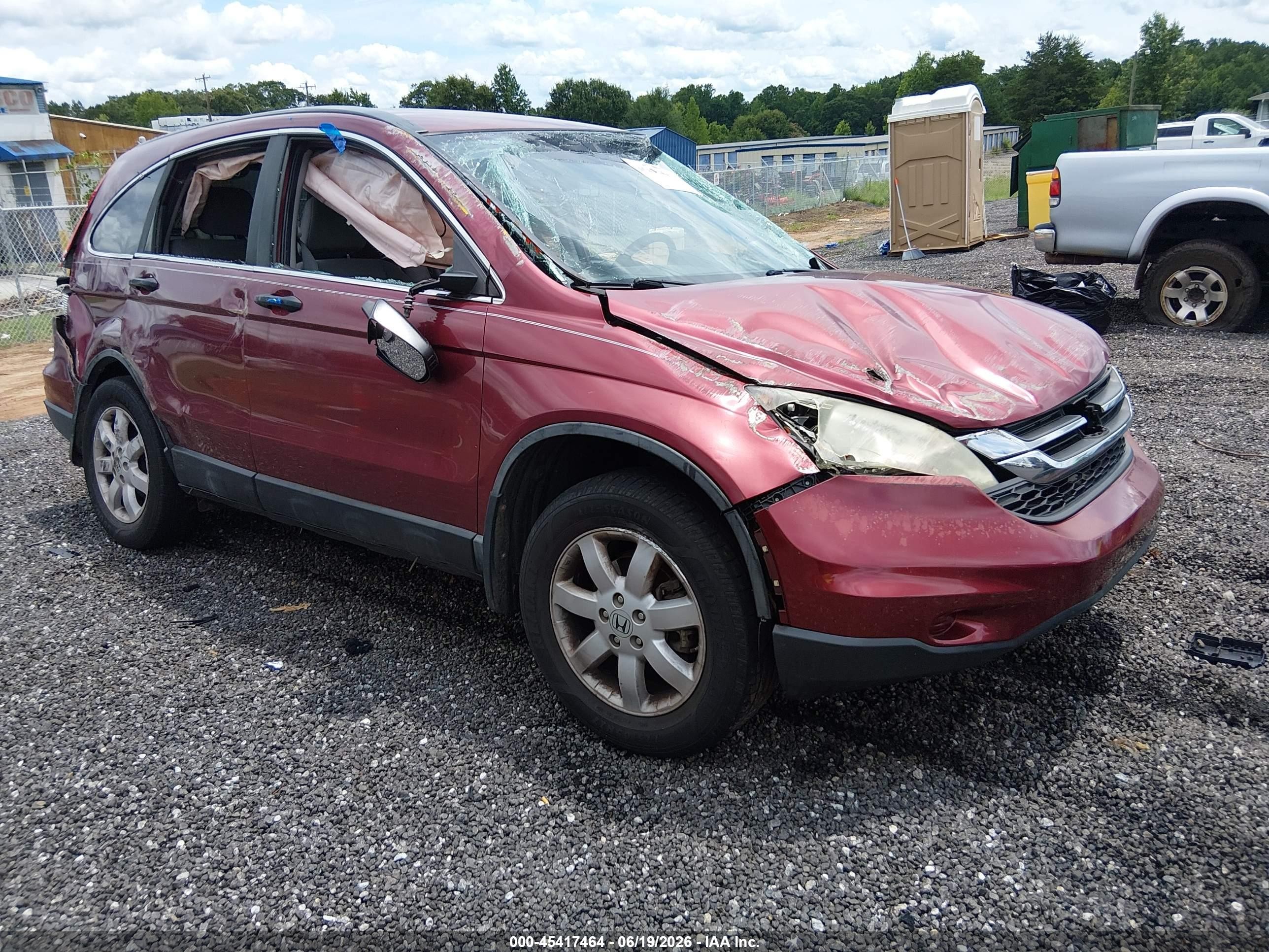 2011 Honda Cr-v Se Red vin: 5J6RE3H47BL018394