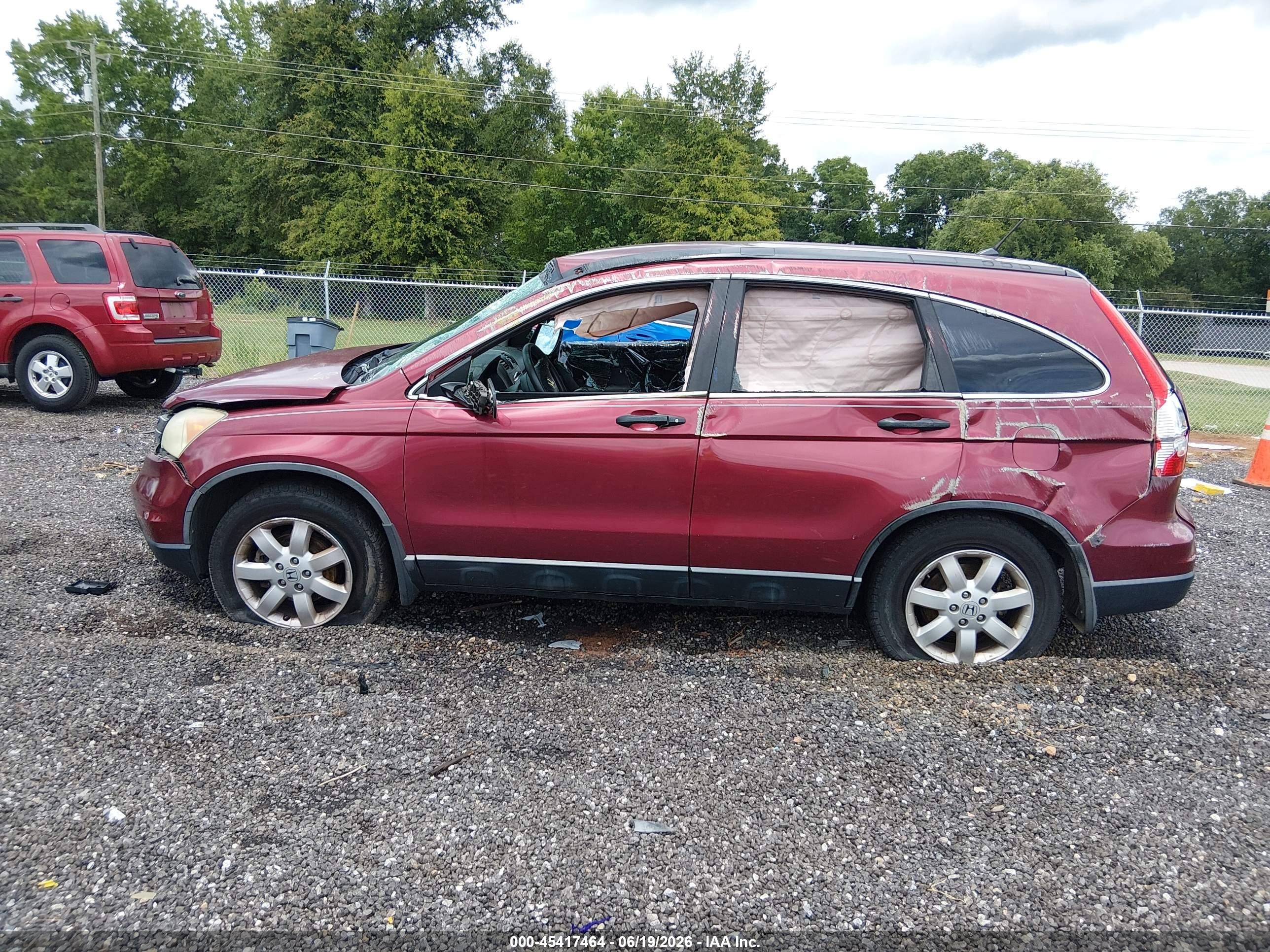 2011 Honda Cr-v Se Red vin: 5J6RE3H47BL018394