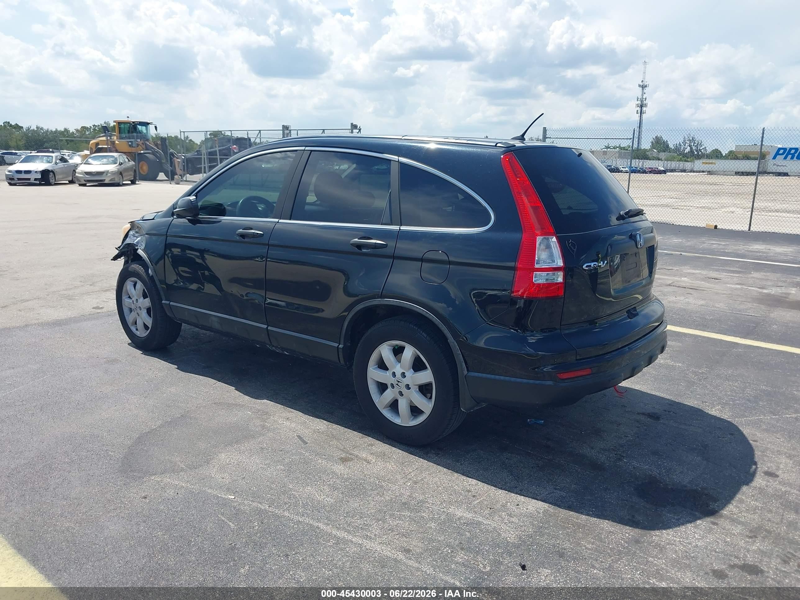 2011 Honda Cr-v Se Black vin: 5J6RE3H47BL055123