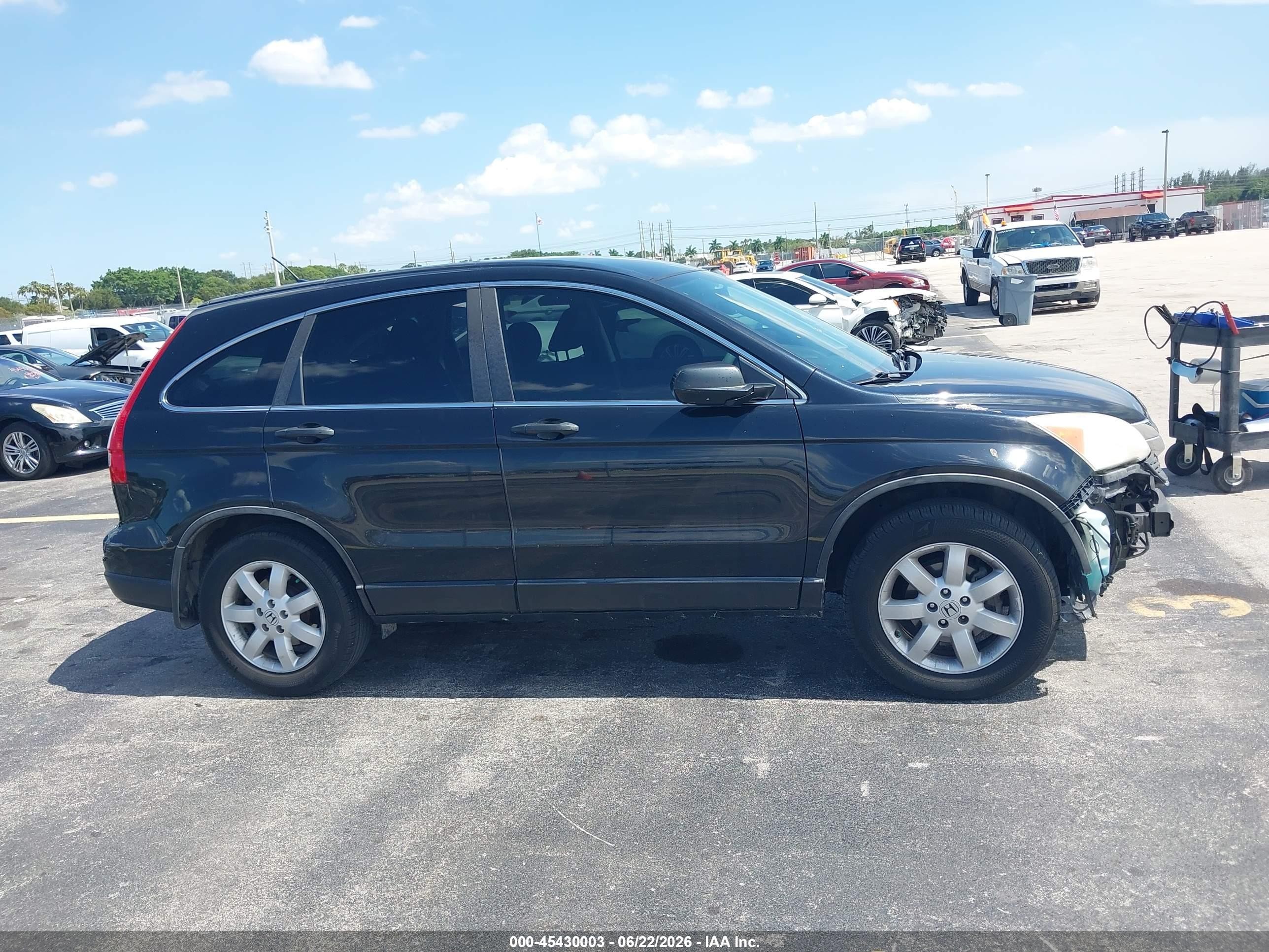 2011 Honda Cr-v Se Black vin: 5J6RE3H47BL055123