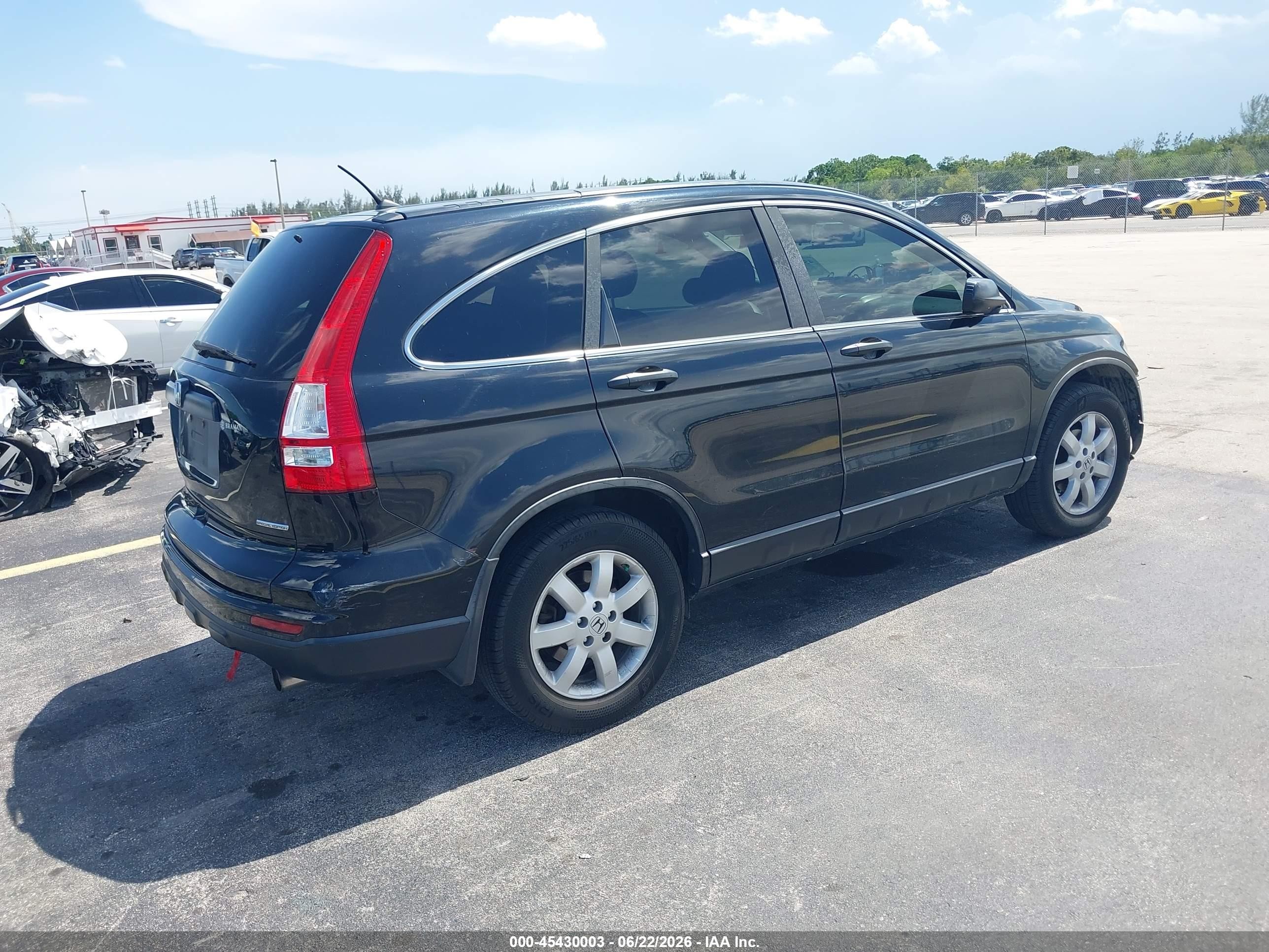 2011 Honda Cr-v Se Black vin: 5J6RE3H47BL055123