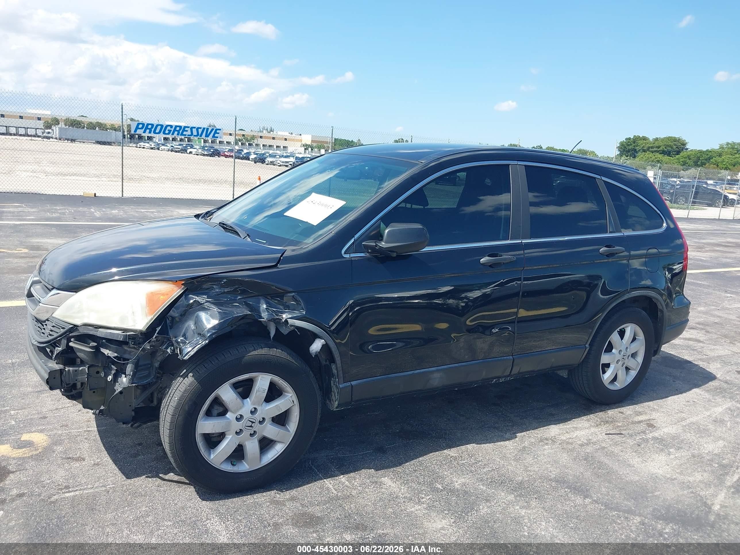 2011 Honda Cr-v Se Black vin: 5J6RE3H47BL055123