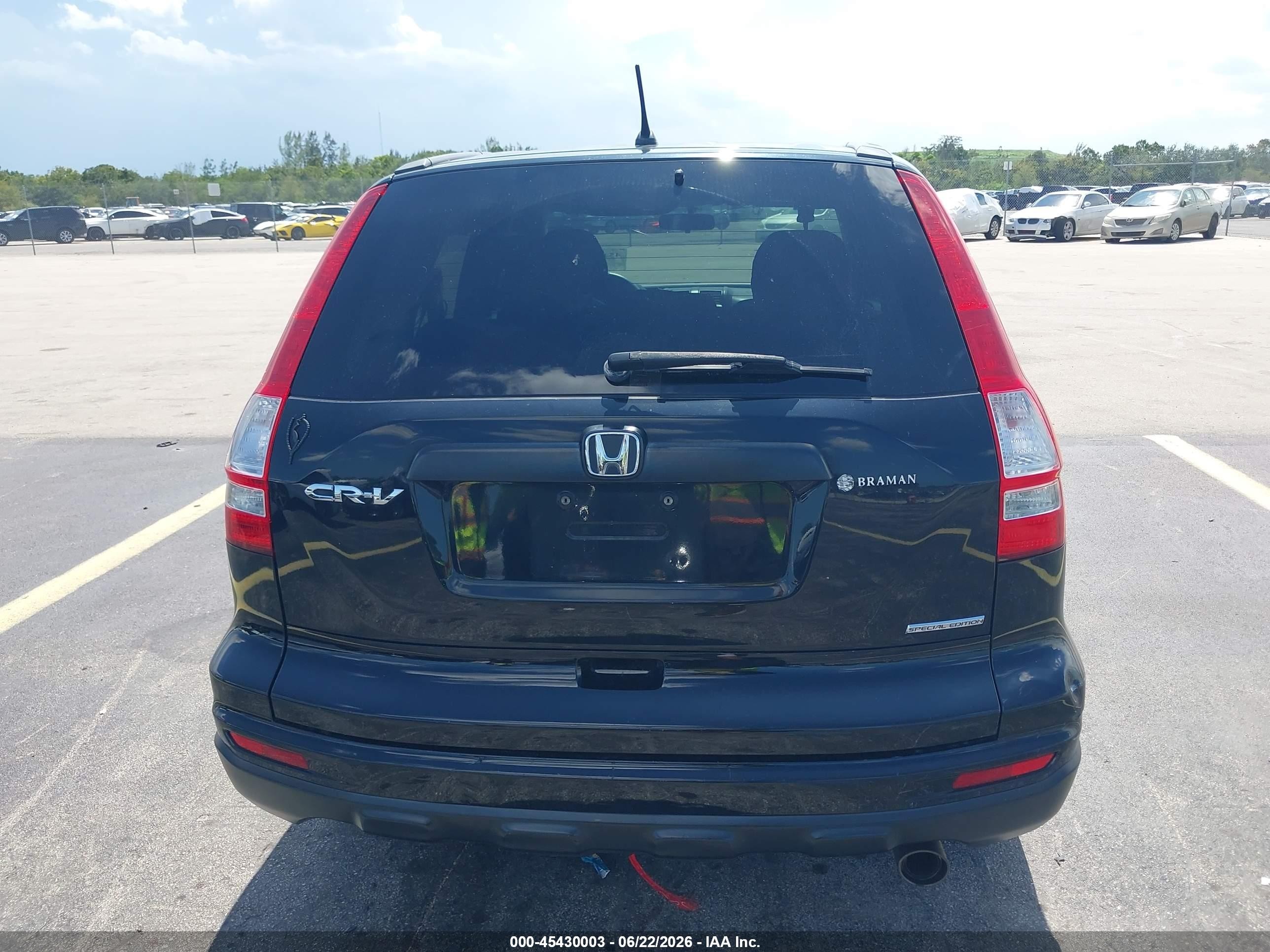 2011 Honda Cr-v Se Black vin: 5J6RE3H47BL055123