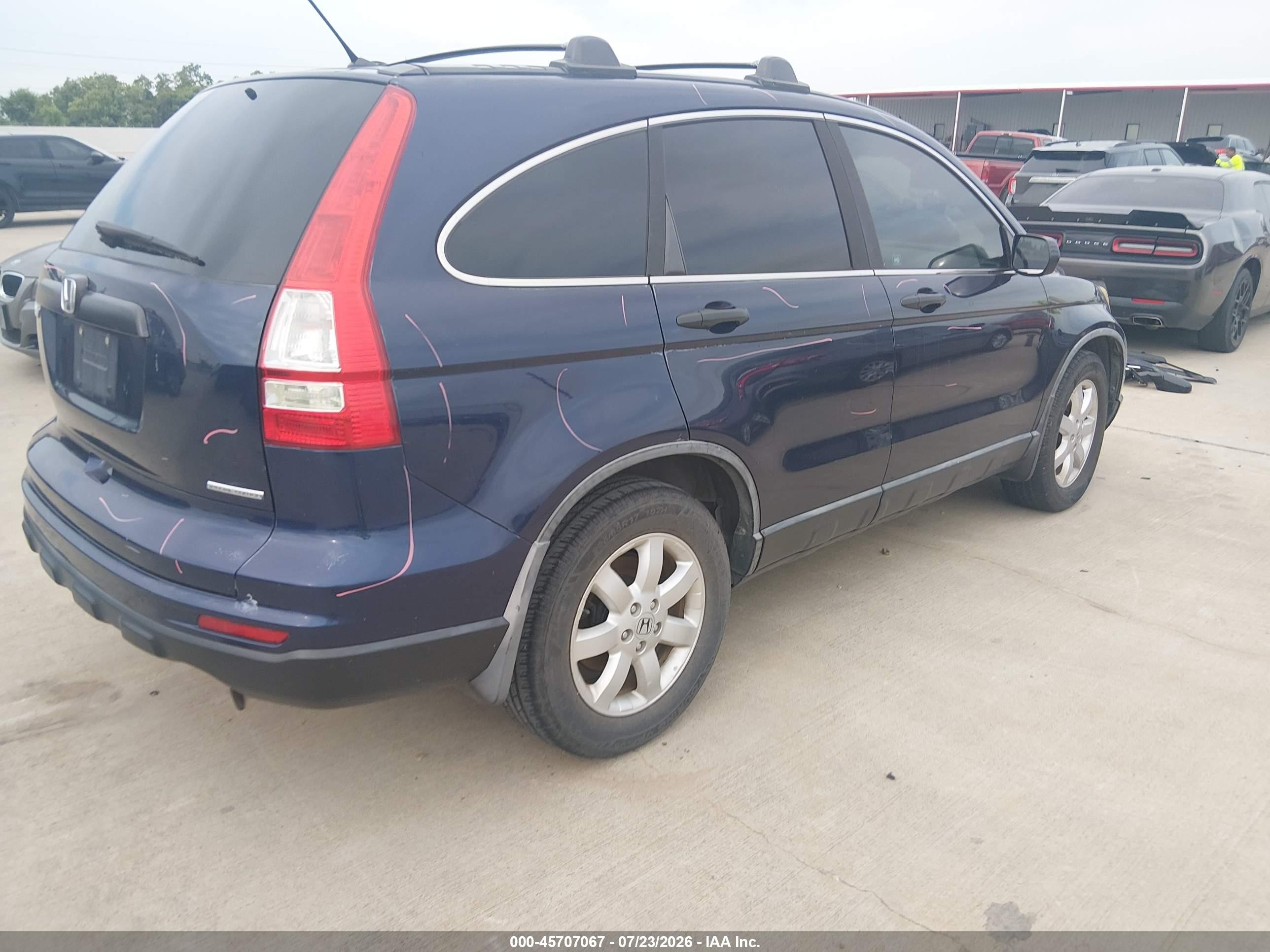 2011 Honda Cr-v Se Blue vin: 5J6RE3H48BL002432