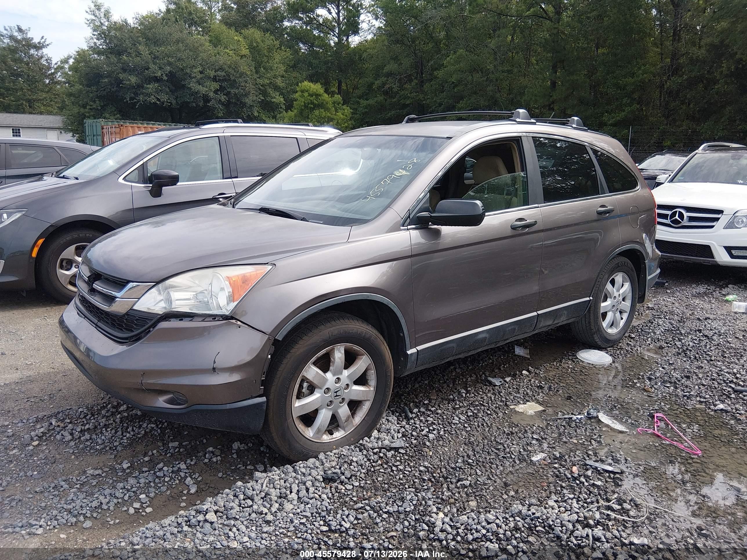2011 Honda Cr-v Se Brown vin: 5J6RE3H48BL015617