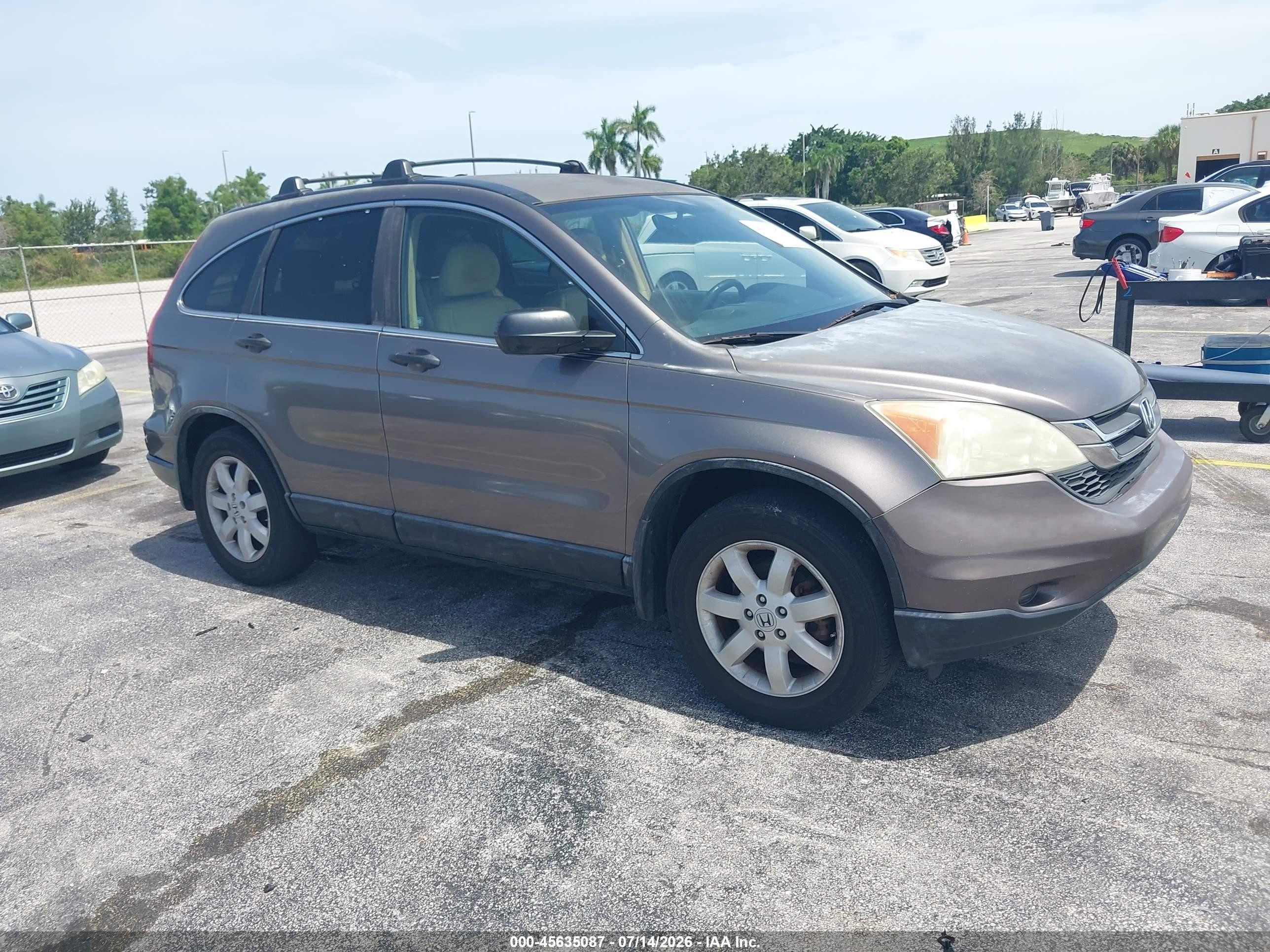 2011 Honda Cr-v Se Gray vin: 5J6RE3H48BL015651