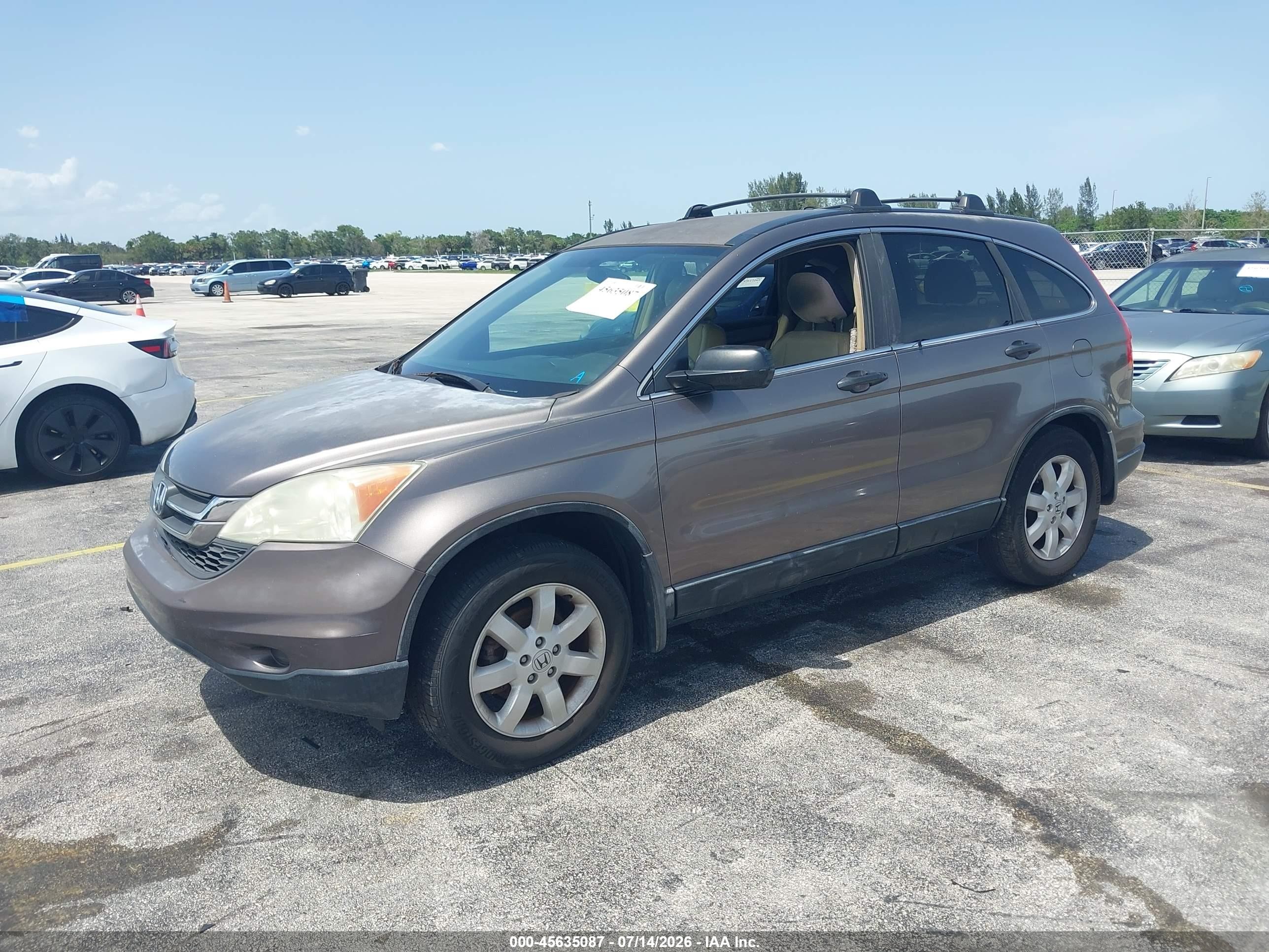 2011 Honda Cr-v Se Gray vin: 5J6RE3H48BL015651
