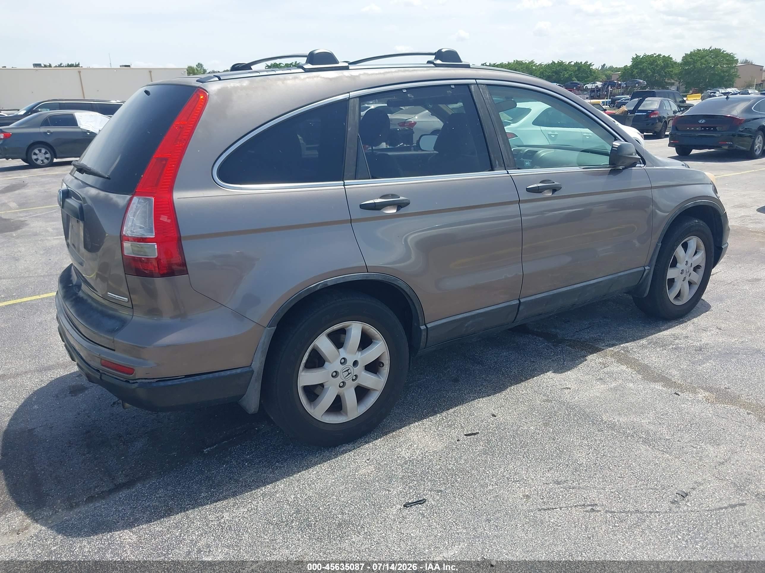 2011 Honda Cr-v Se Gray vin: 5J6RE3H48BL015651