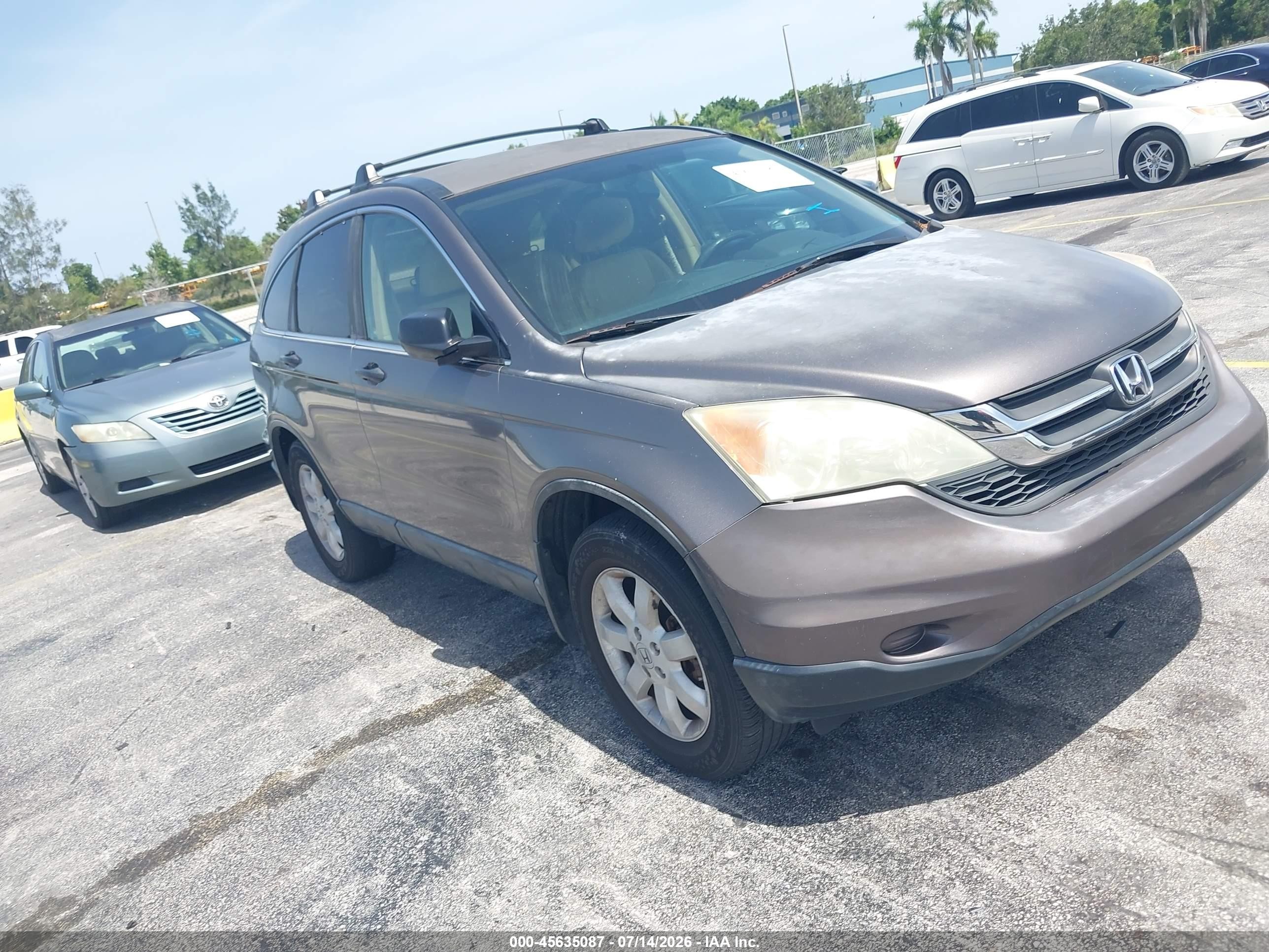 2011 Honda Cr-v Se Gray vin: 5J6RE3H48BL015651