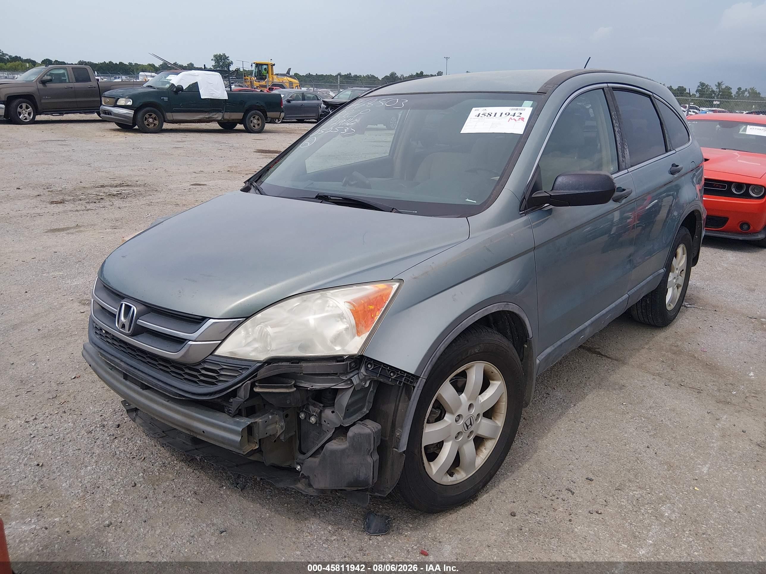 2011 Honda Cr-v Se Light Blue vin: 5J6RE3H48BL052537