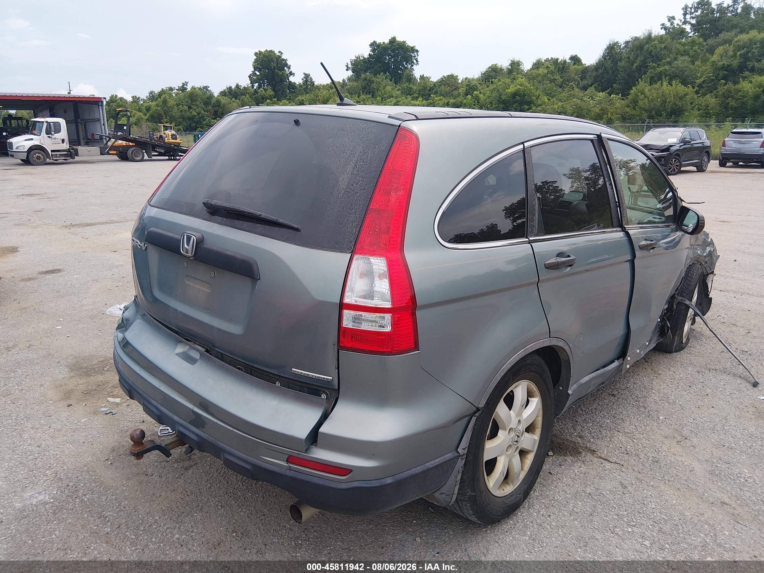 2011 Honda Cr-v Se Light Blue vin: 5J6RE3H48BL052537