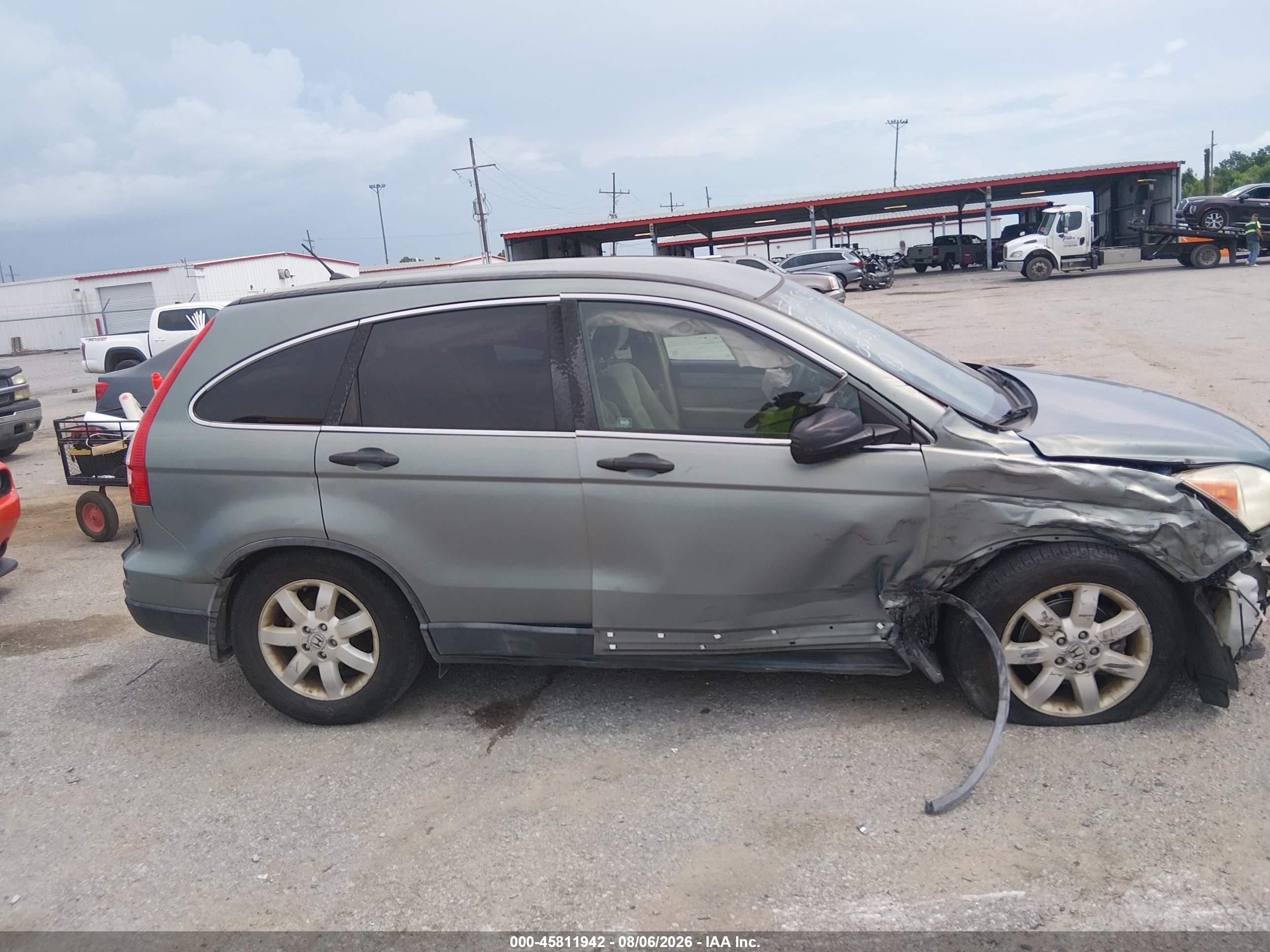 2011 Honda Cr-v Se Light Blue vin: 5J6RE3H48BL052537