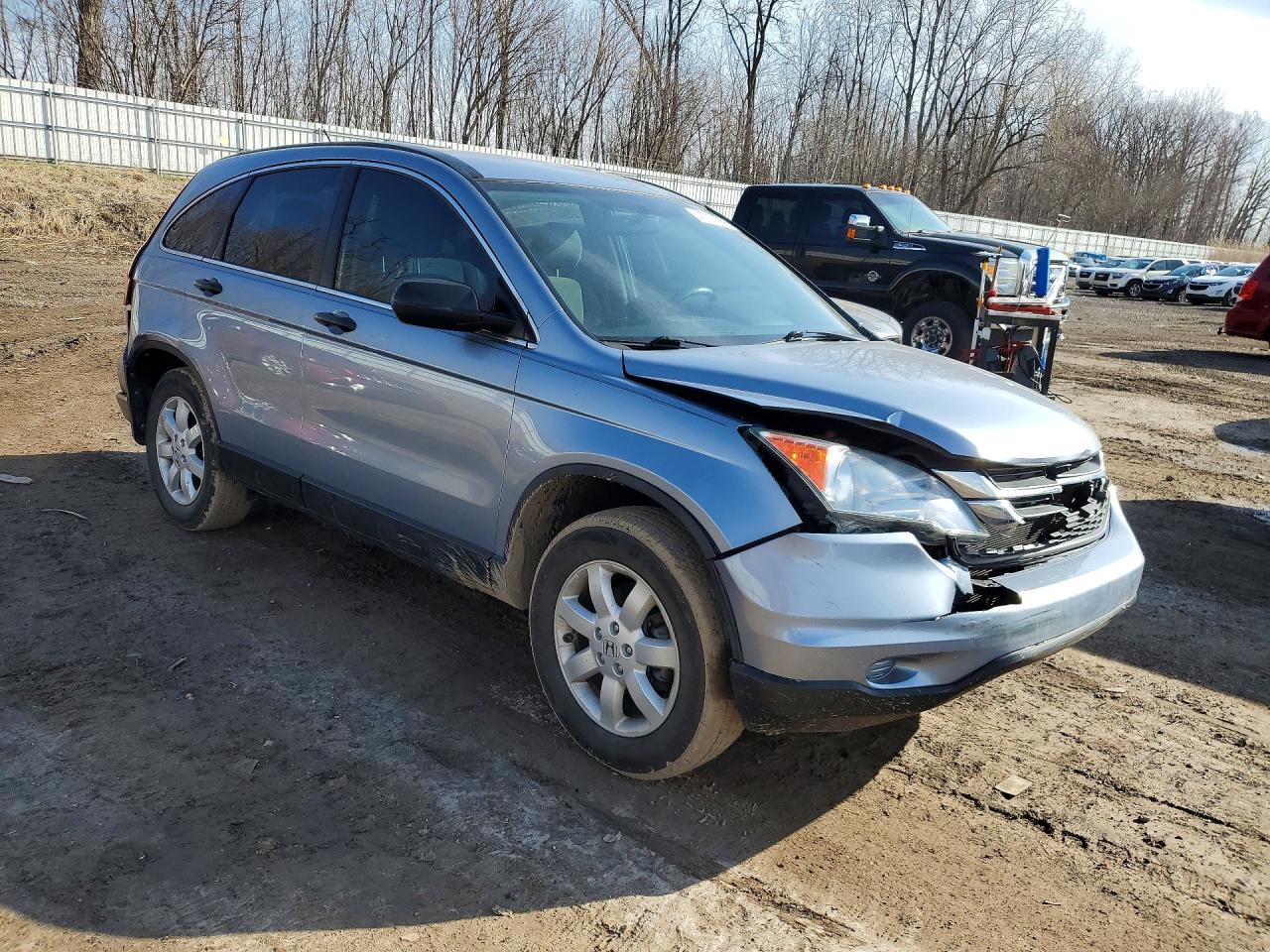 2011 Honda Cr-v Se Blue vin: 5J6RE3H49BL012760