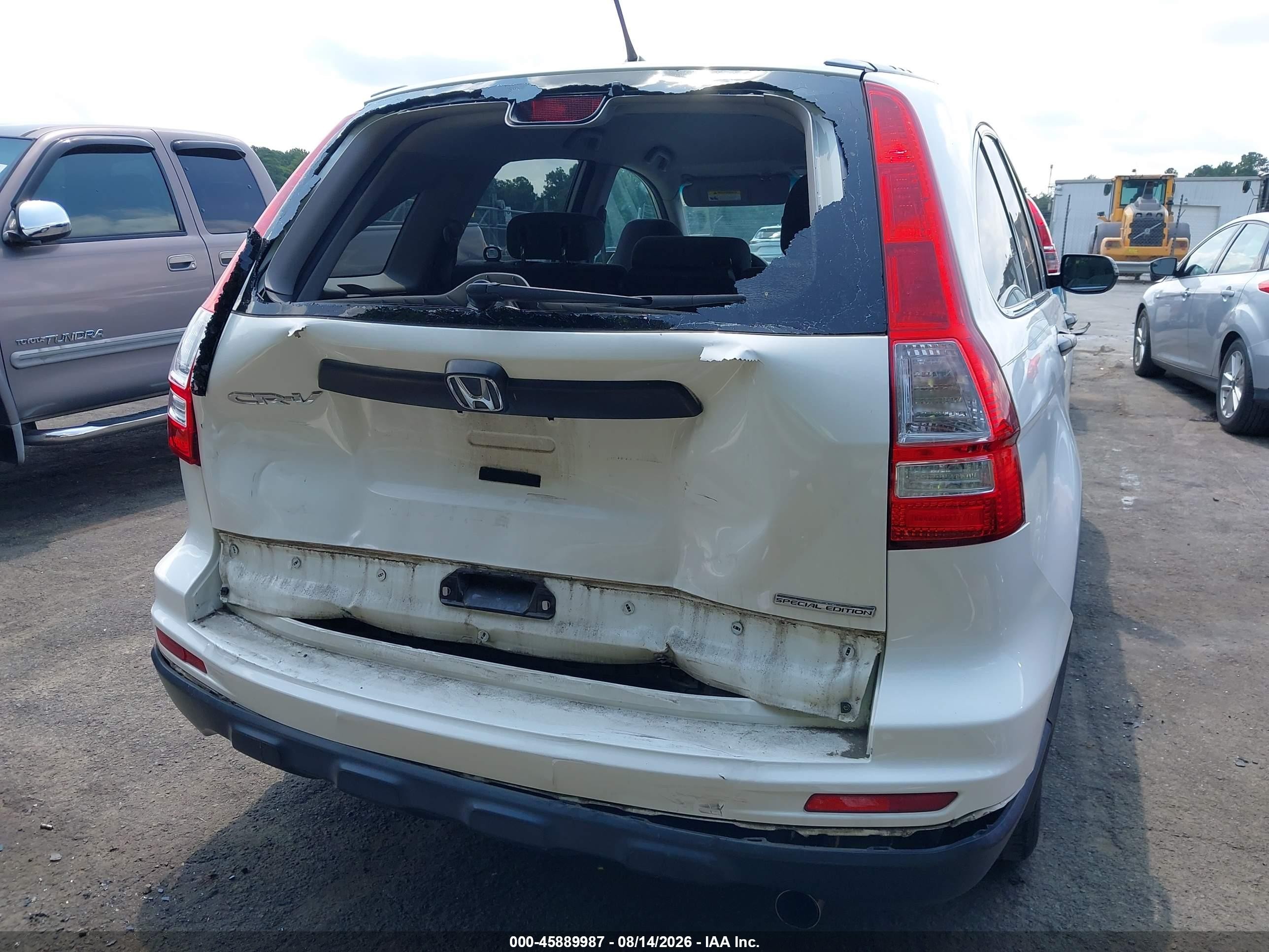 2011 Honda Cr-v Se White vin: 5J6RE3H49BL043734