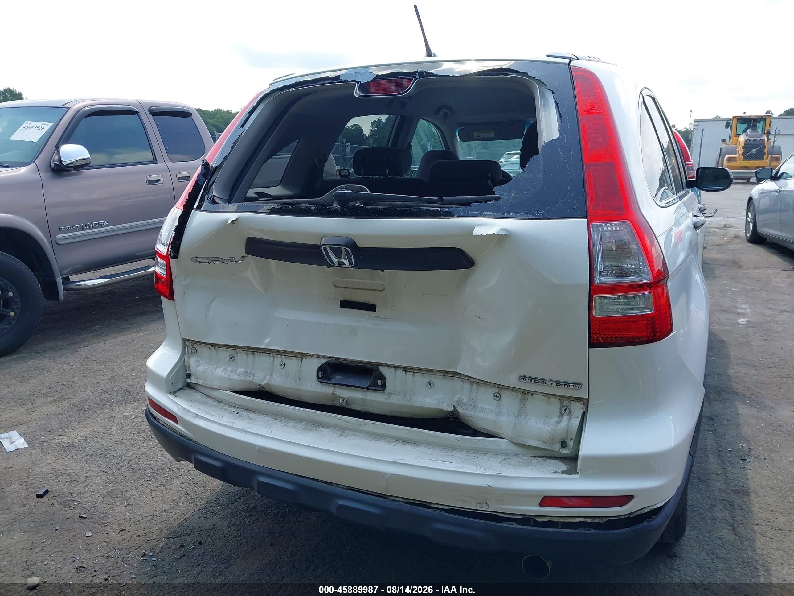 2011 Honda Cr-v Se White vin: 5J6RE3H49BL043734