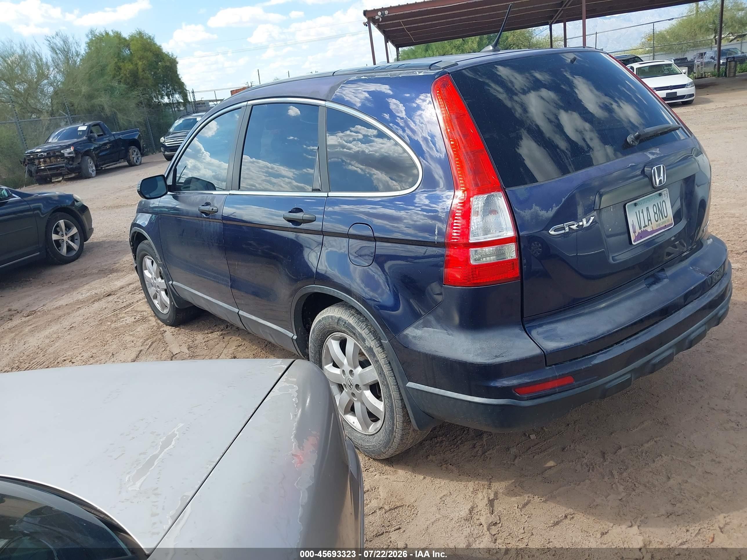 2011 Honda Cr-v Se Dark Blue vin: 5J6RE3H4XBL035433