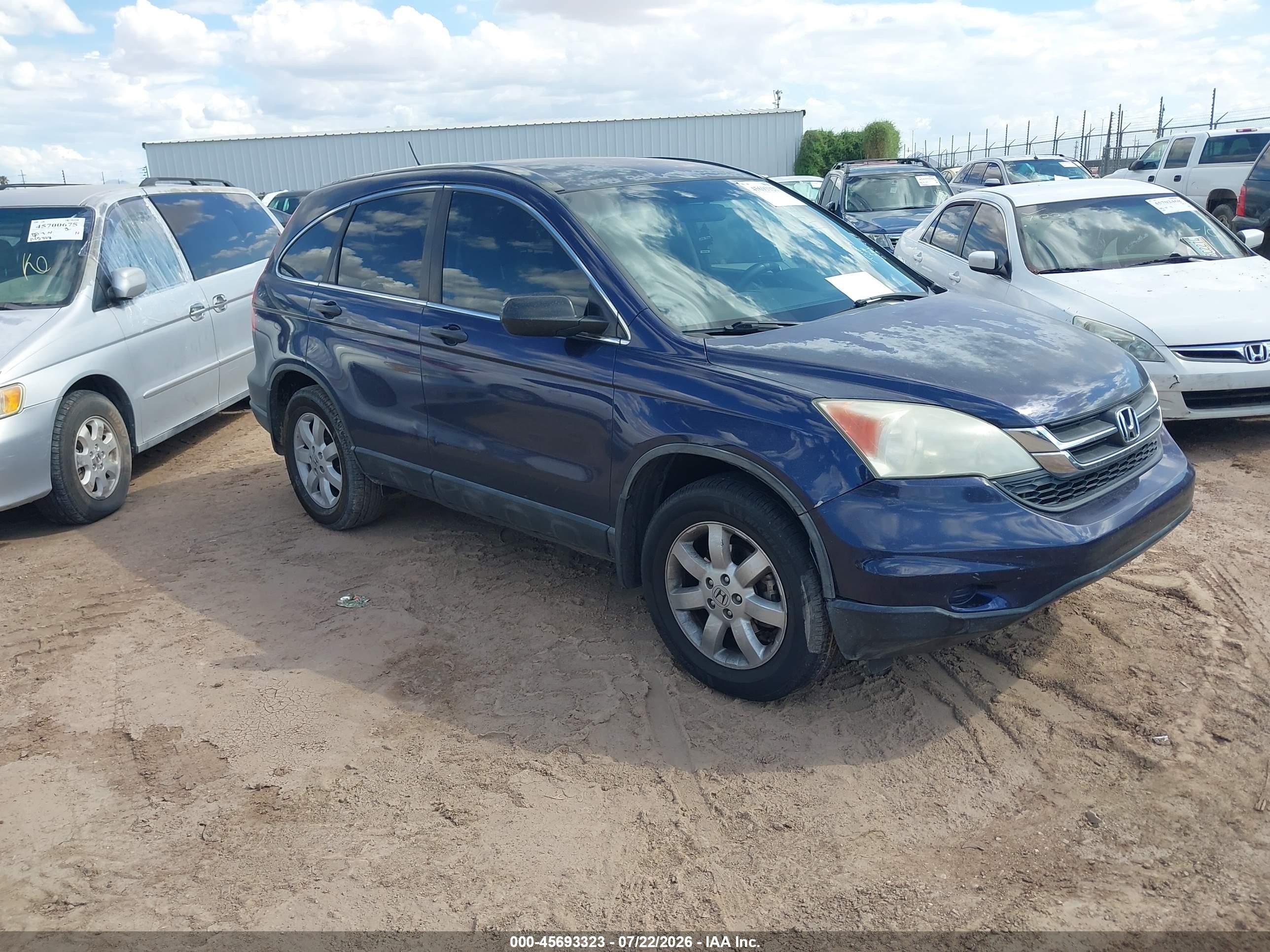 2011 Honda Cr-v Se Dark Blue vin: 5J6RE3H4XBL035433