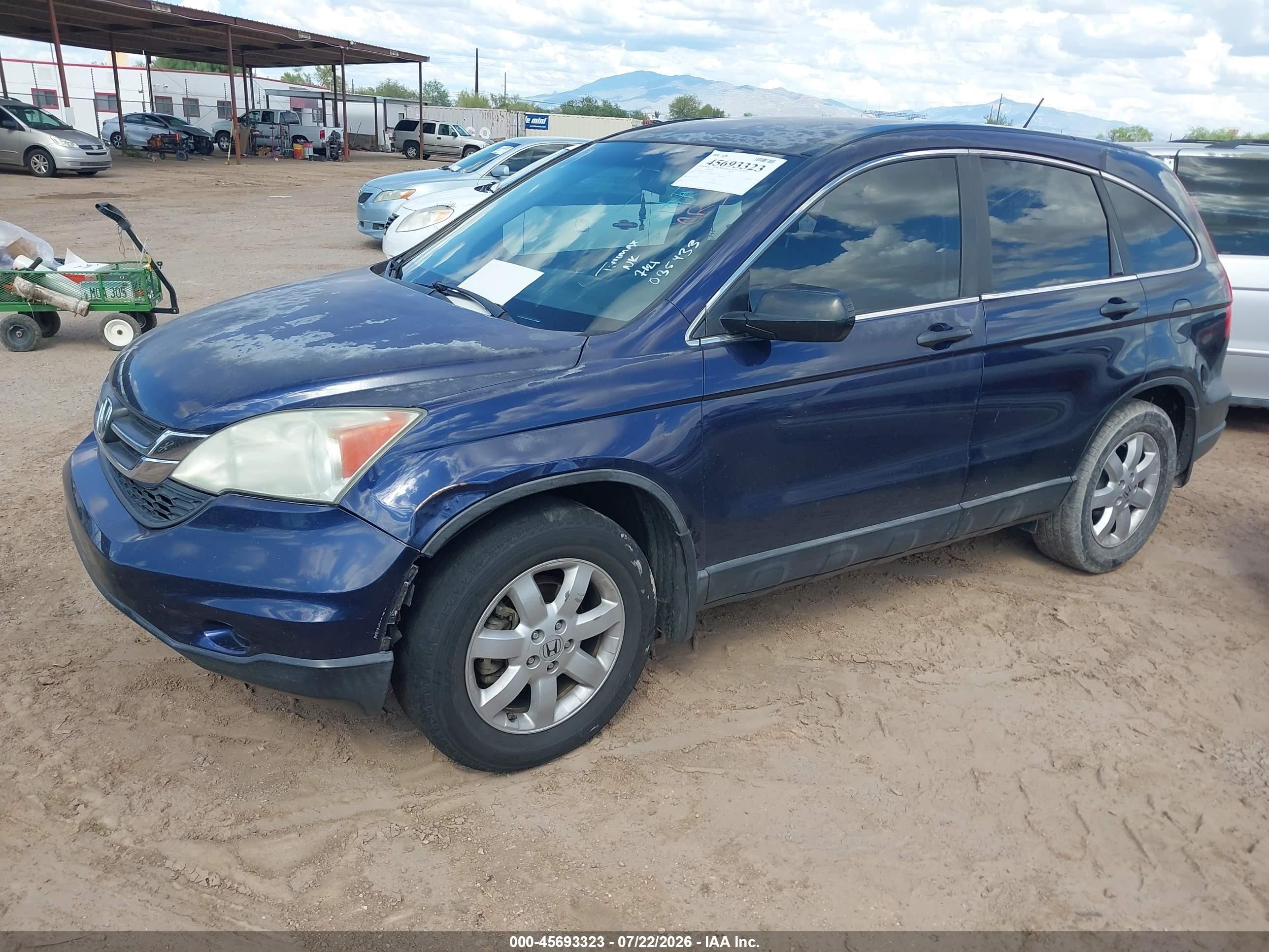 2011 Honda Cr-v Se Dark Blue vin: 5J6RE3H4XBL035433