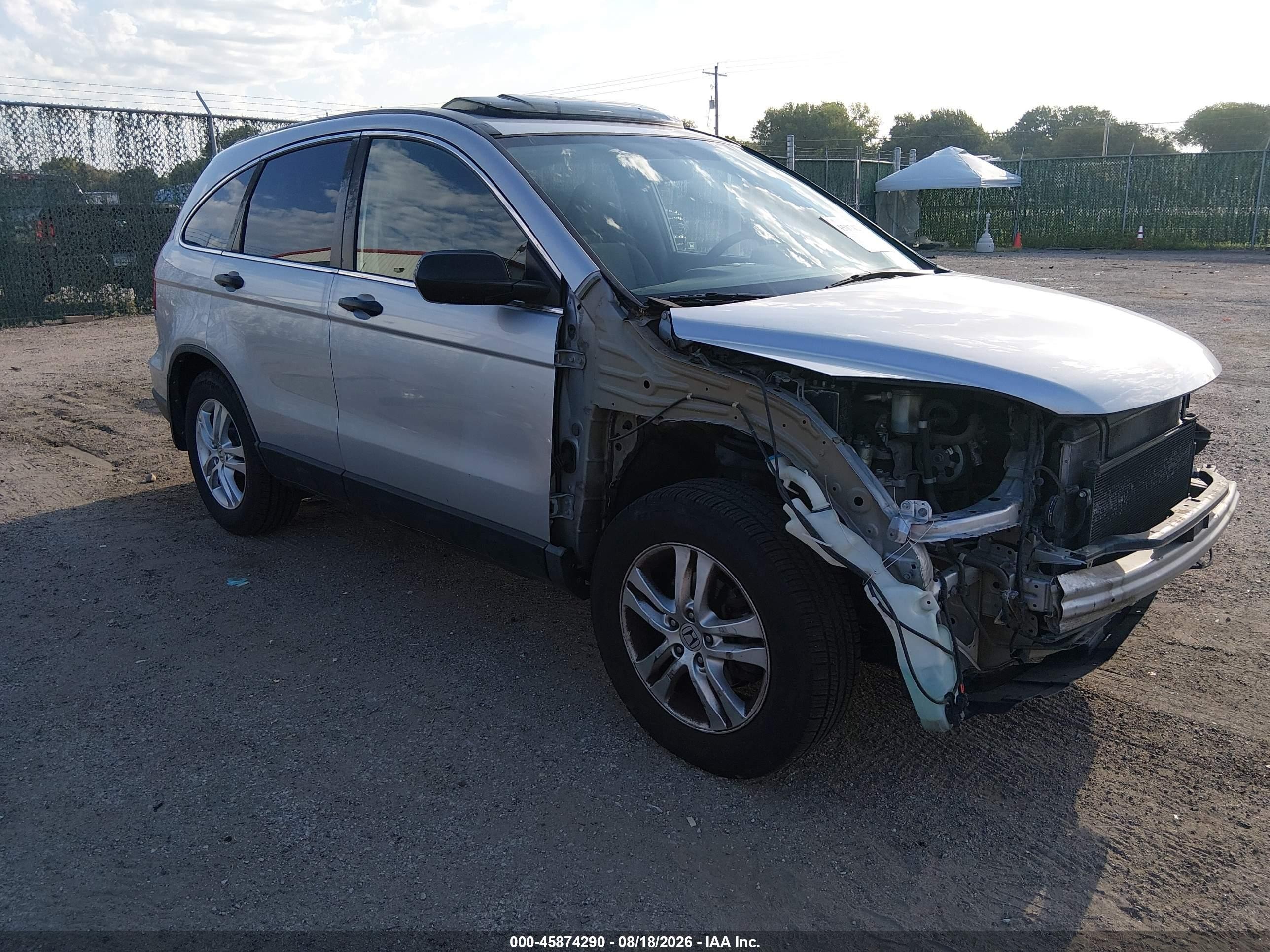 2010 Honda Cr-v Ex Silver vin: 5J6RE3H50AL046769