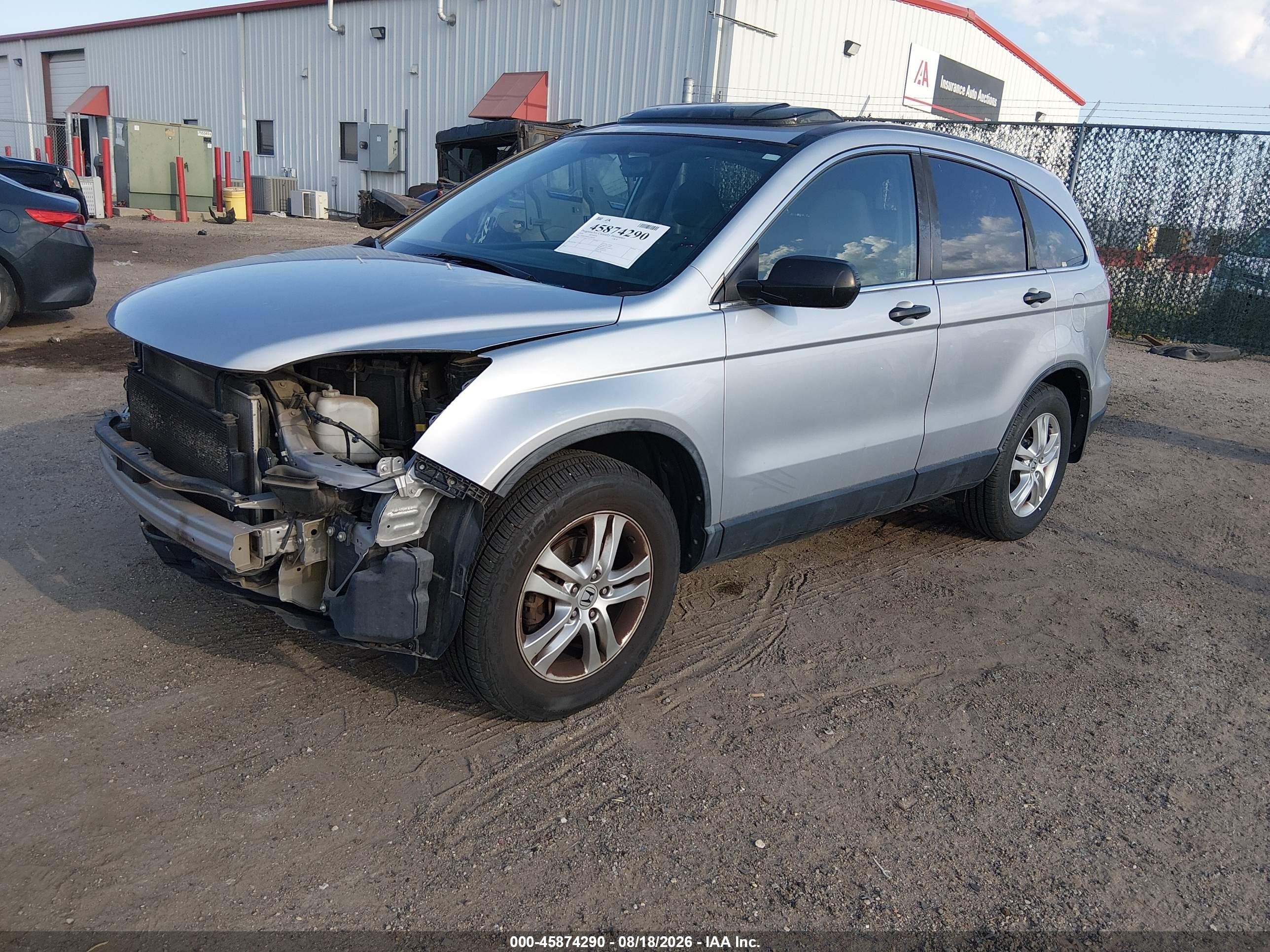 2010 Honda Cr-v Ex Silver vin: 5J6RE3H50AL046769