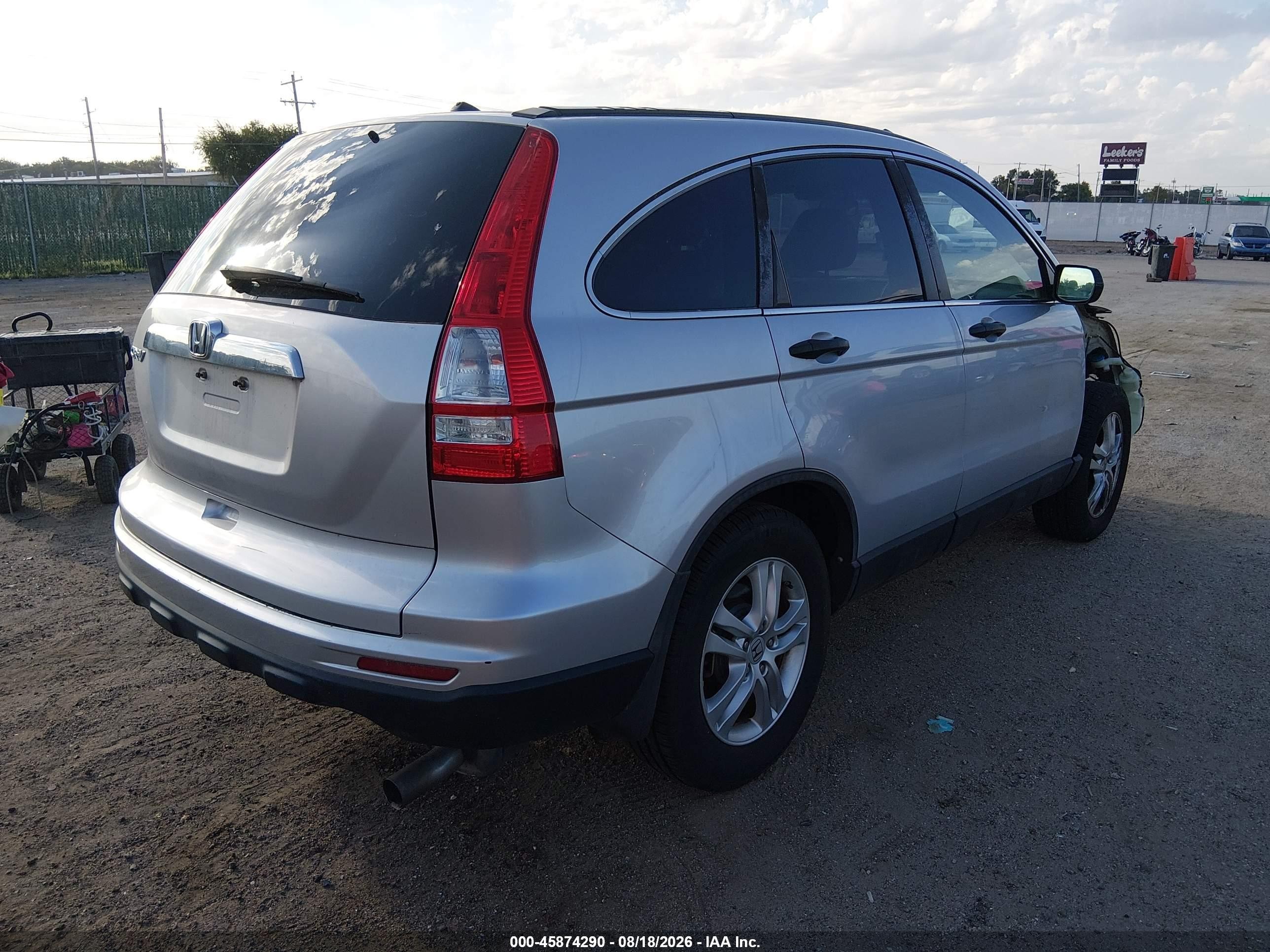 2010 Honda Cr-v Ex Silver vin: 5J6RE3H50AL046769
