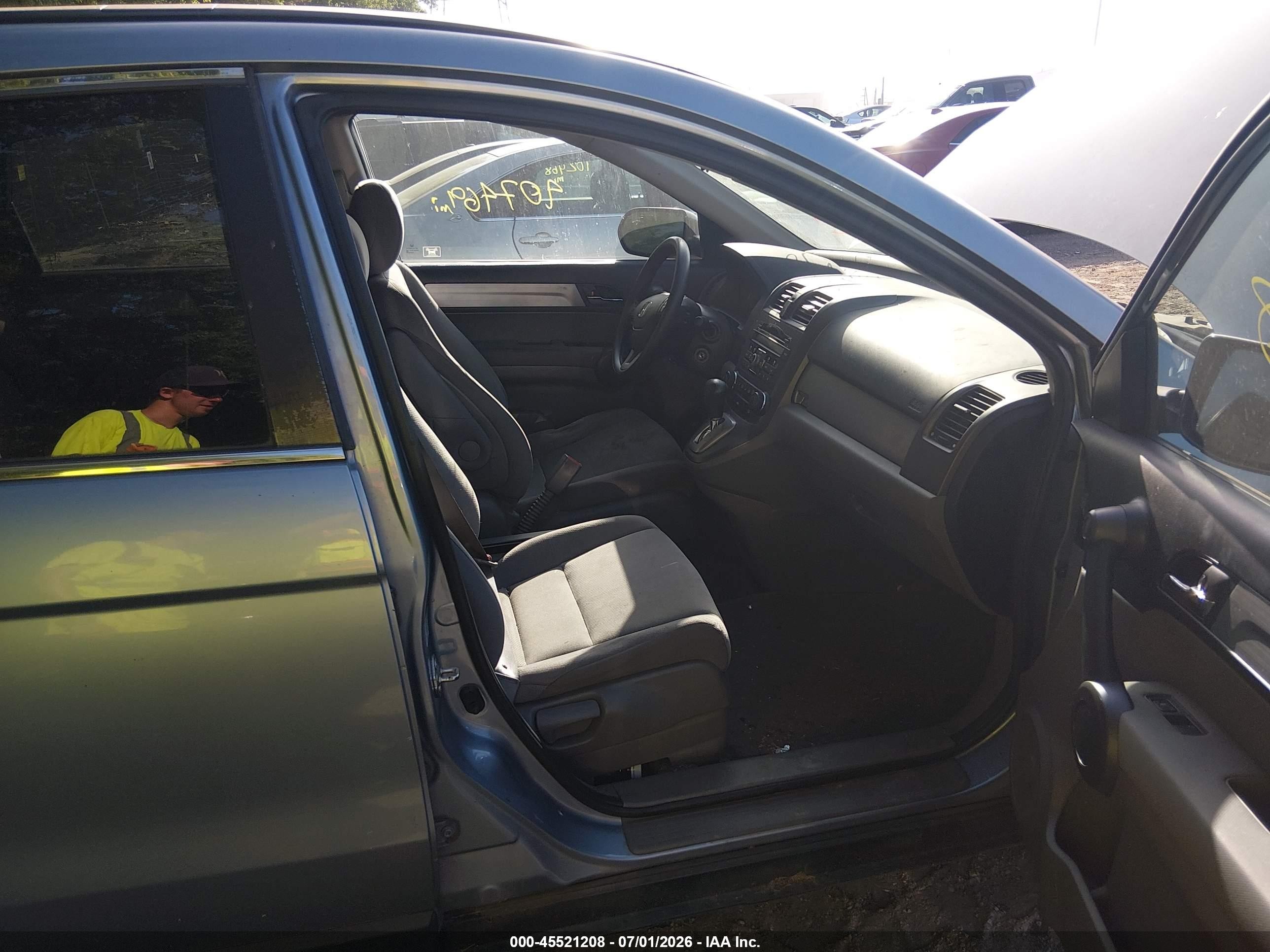 2011 Honda Cr-v Ex Light Blue vin: 5J6RE3H50BL002322