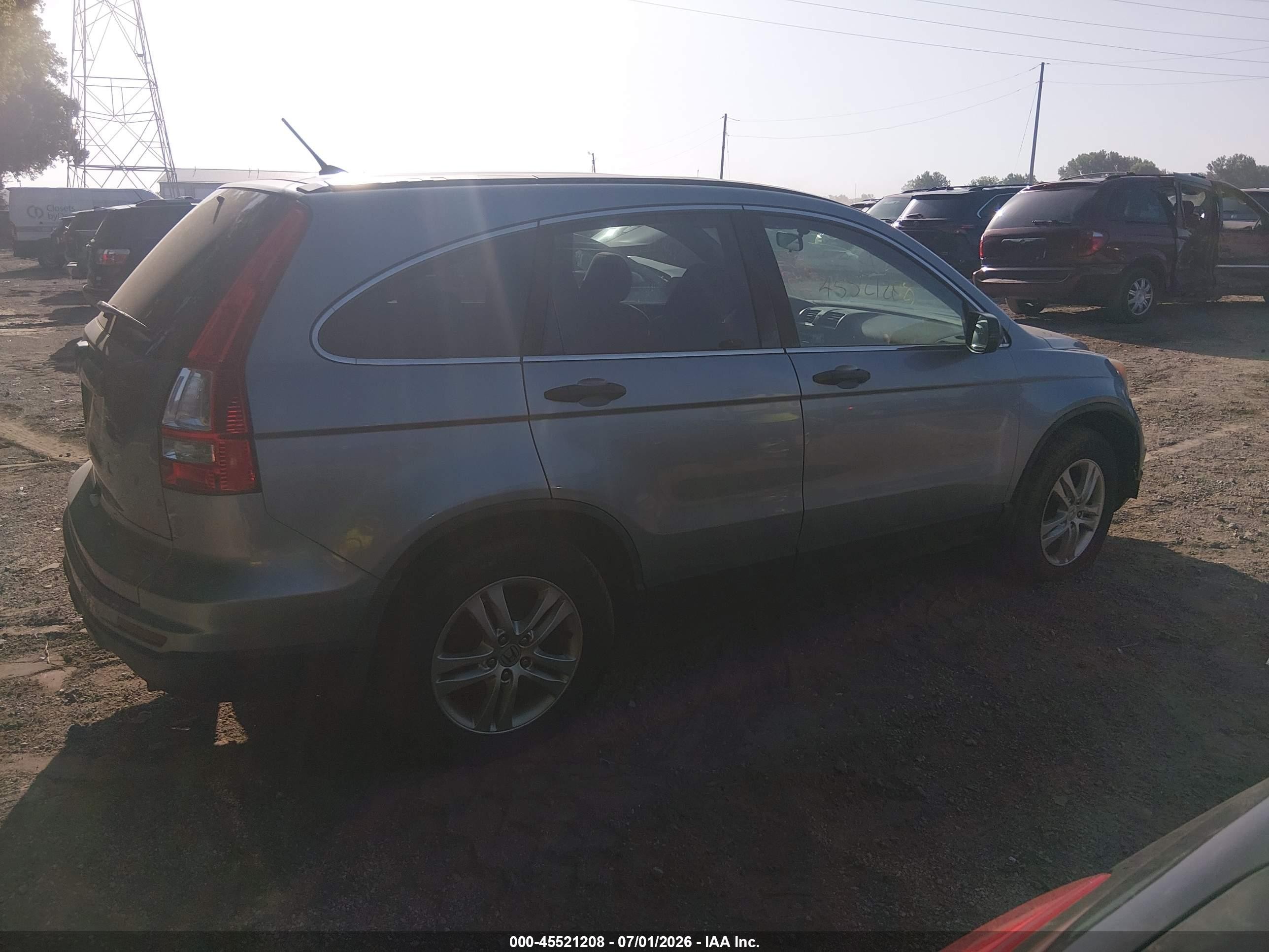 2011 Honda Cr-v Ex Light Blue vin: 5J6RE3H50BL002322