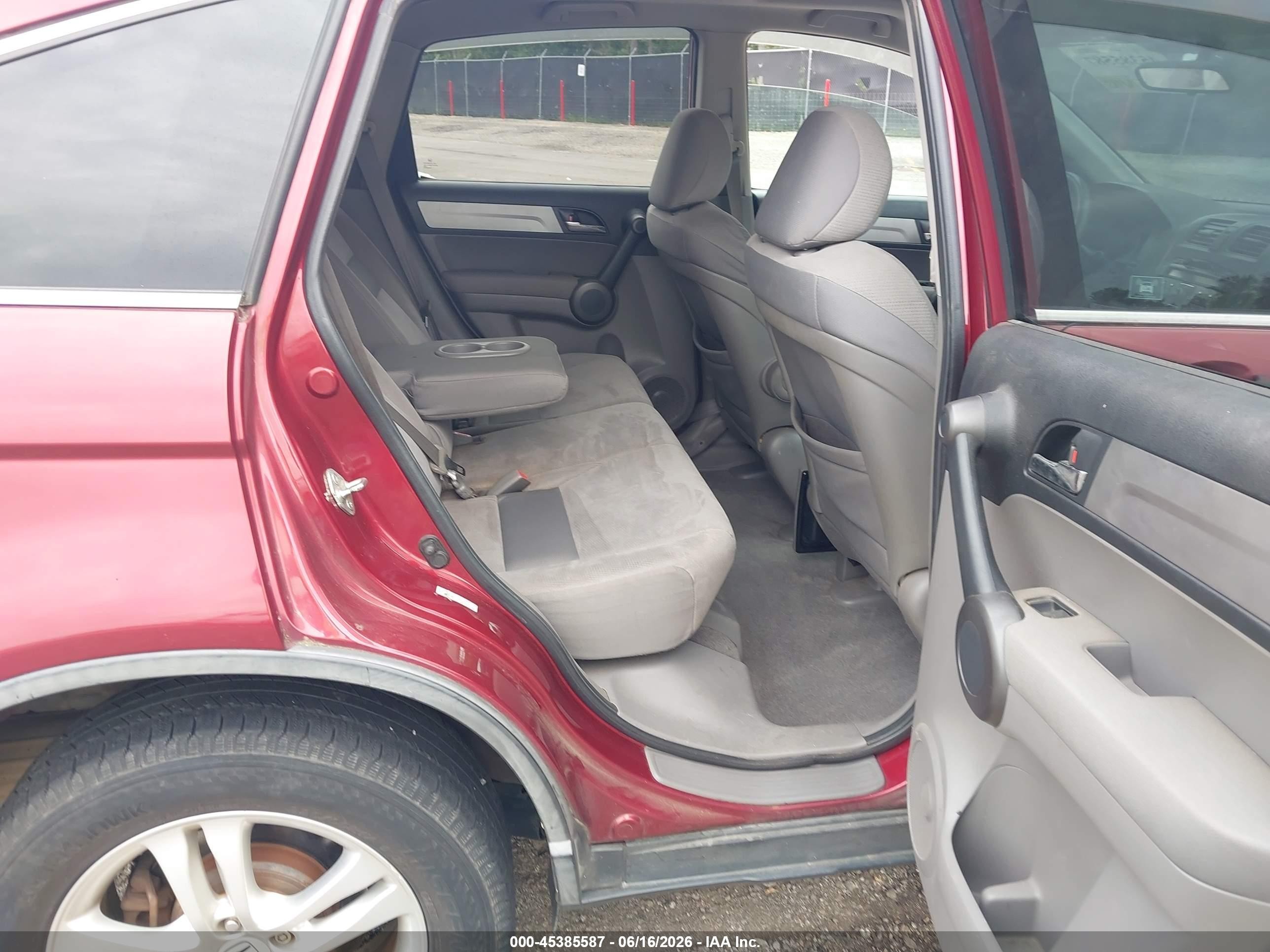 2011 Honda Cr-v Ex Red vin: 5J6RE3H50BL007858