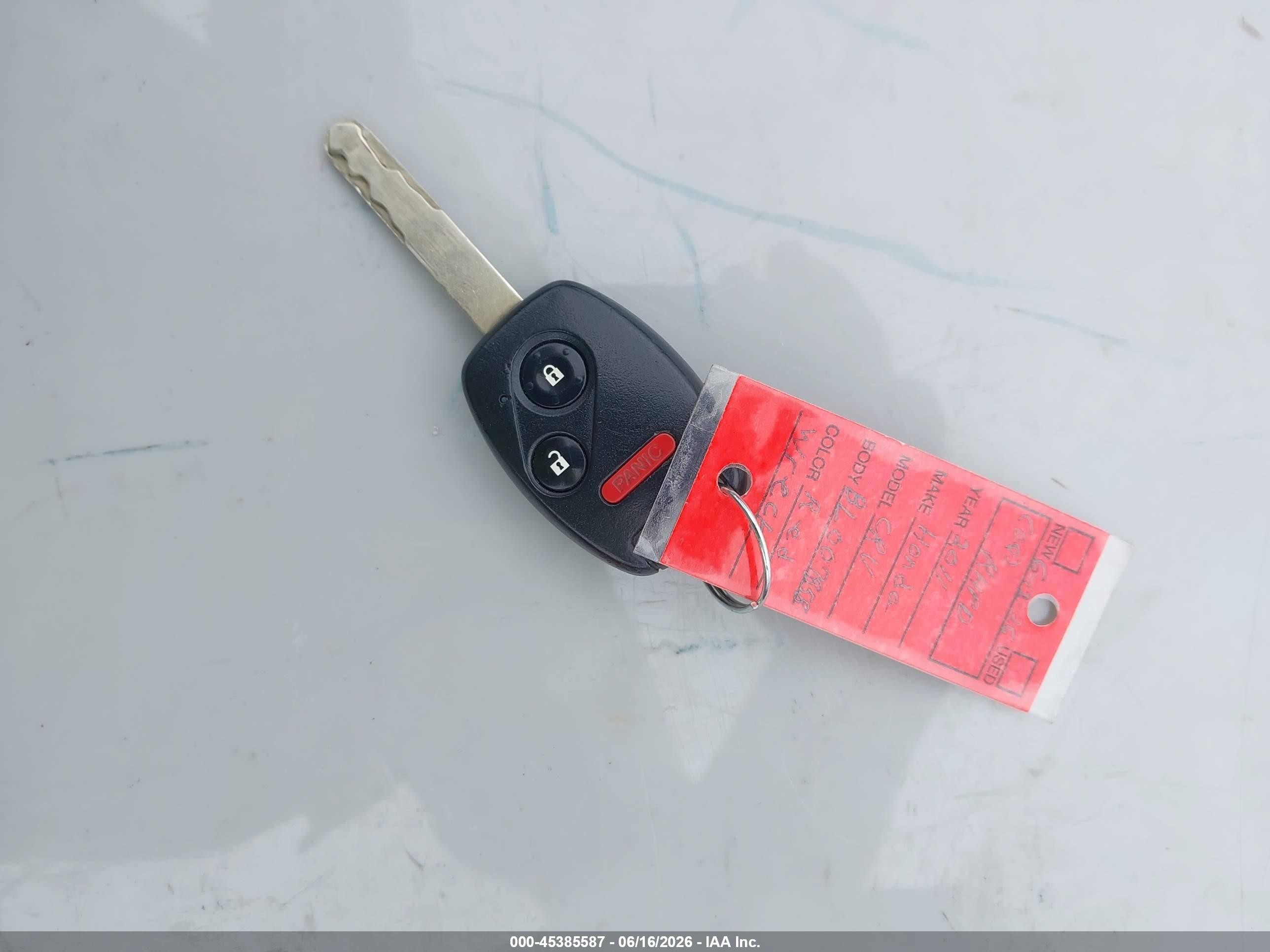 2011 Honda Cr-v Ex Red vin: 5J6RE3H50BL007858