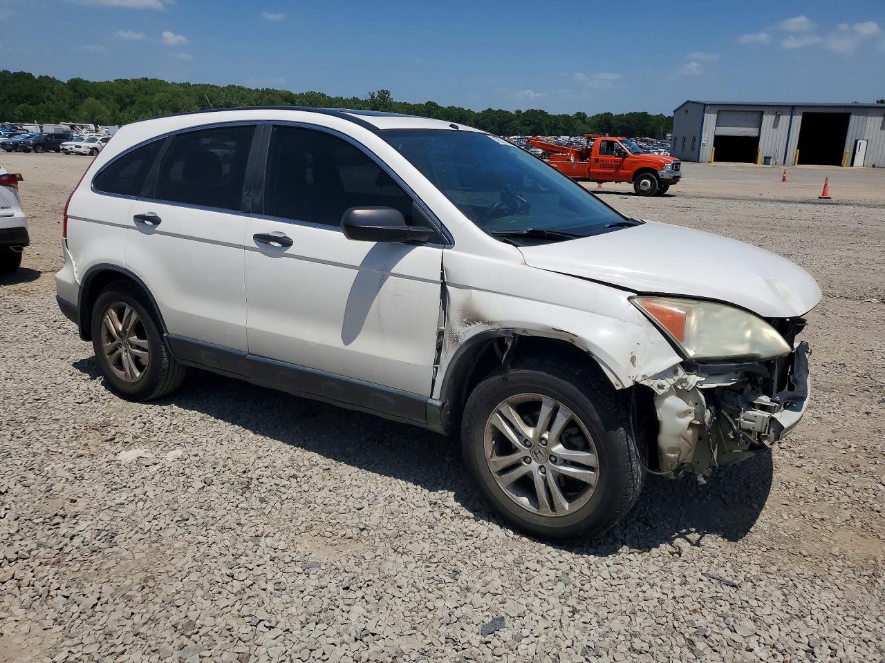 2011 Honda Cr-v Ex White vin: 5J6RE3H50BL033022