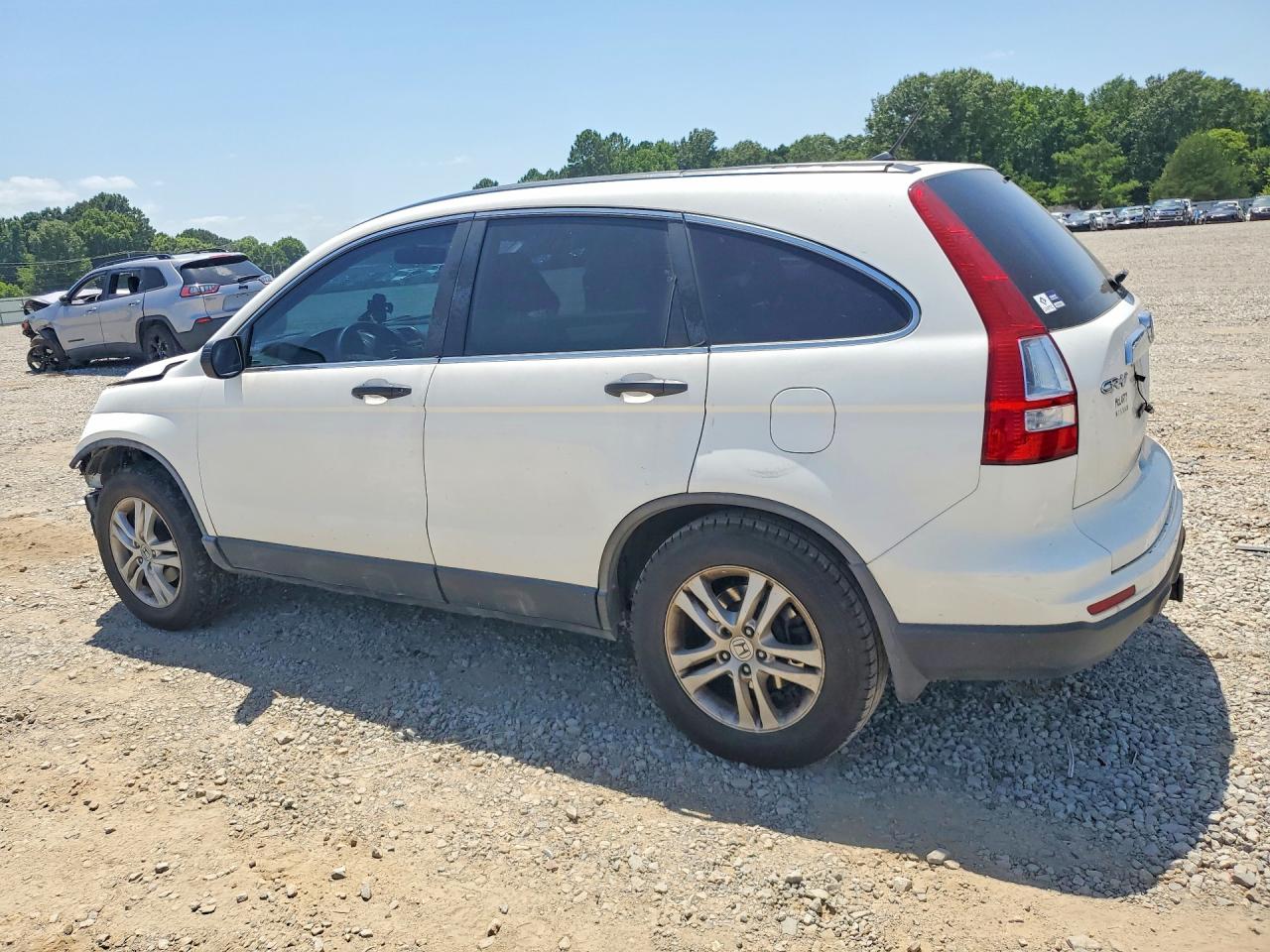 2011 Honda Cr-v Ex White vin: 5J6RE3H50BL033022