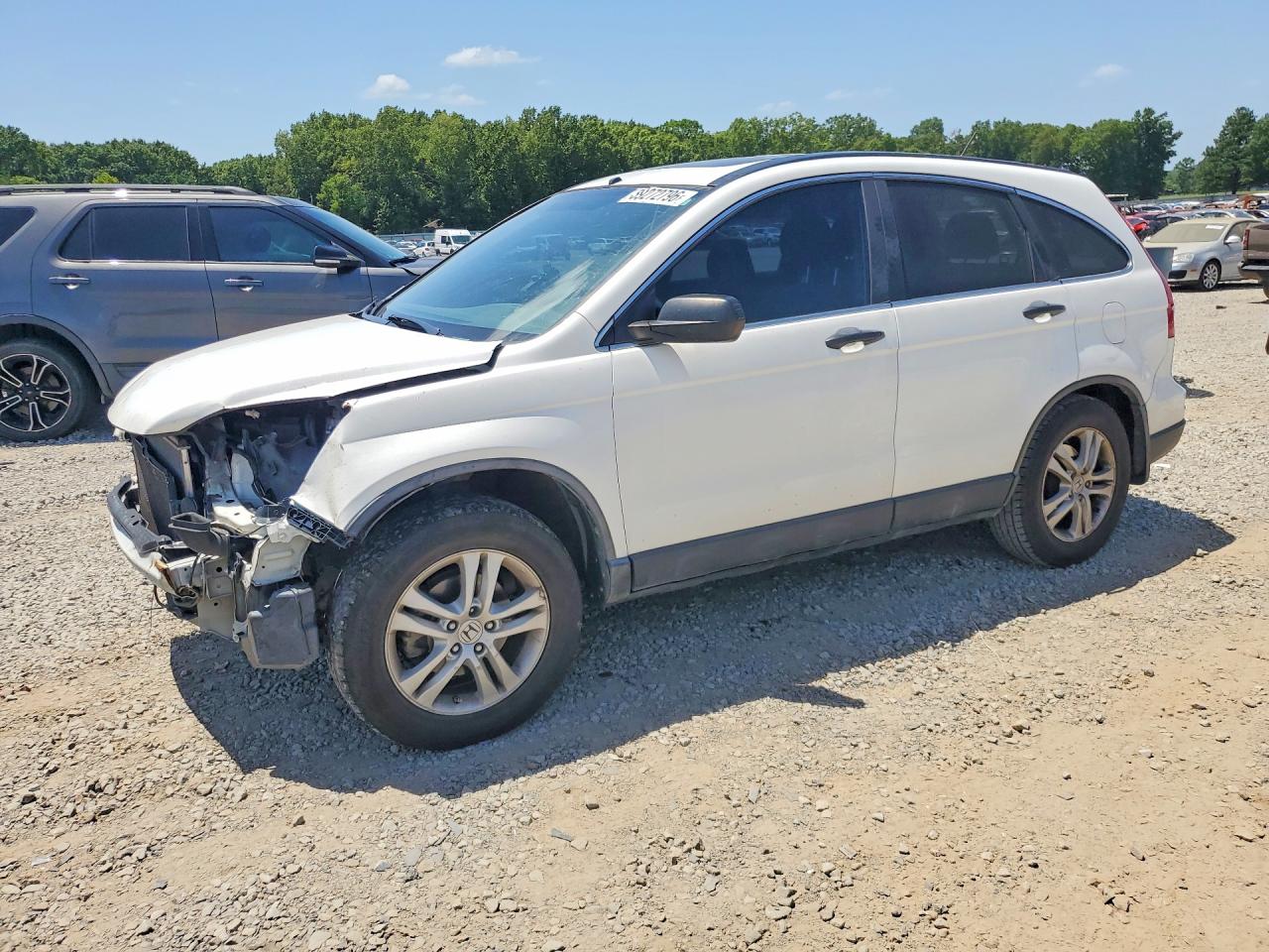 2011 Honda Cr-v Ex White vin: 5J6RE3H50BL033022