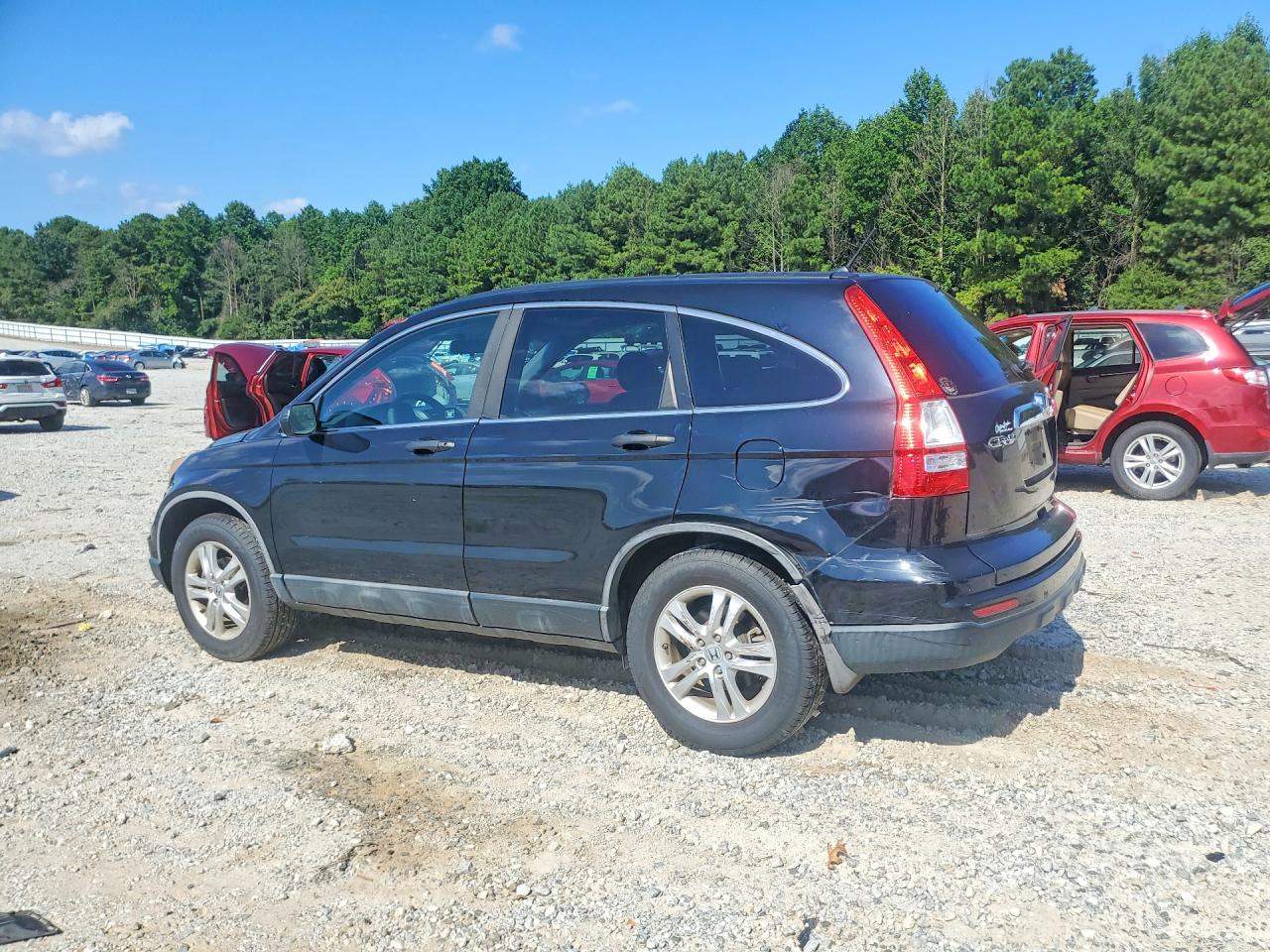 2010 Honda Cr-v Ex Black vin: 5J6RE3H51AL015188