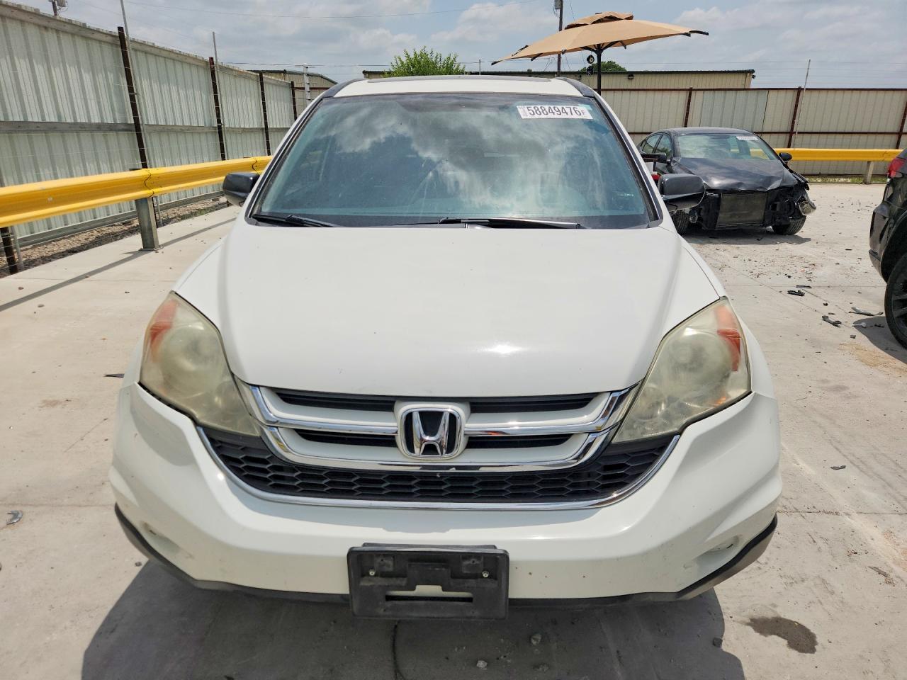 2010 Honda Cr-v Ex White vin: 5J6RE3H51AL029382