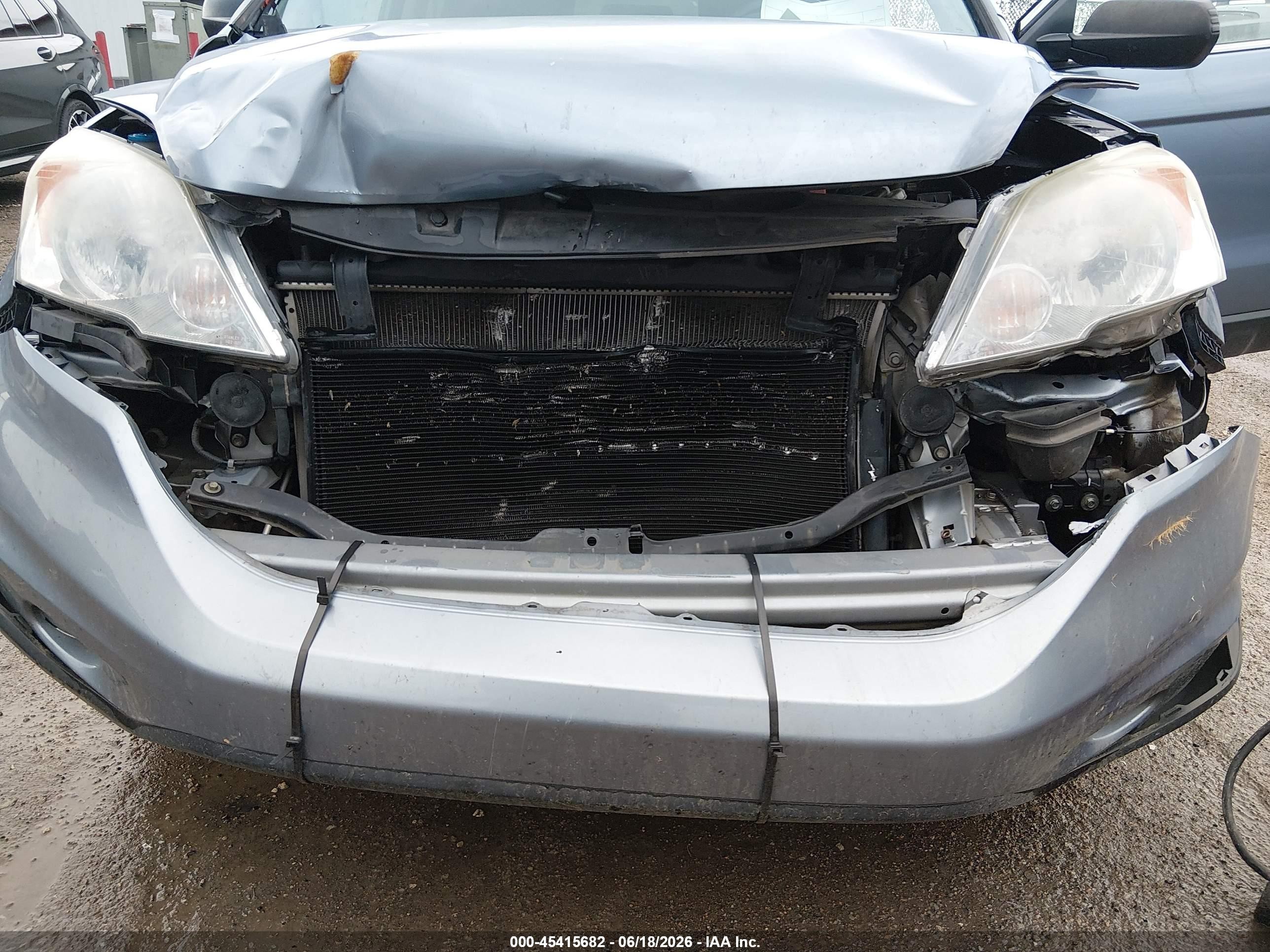 2010 Honda Cr-v Ex Blue vin: 5J6RE3H51AL040222