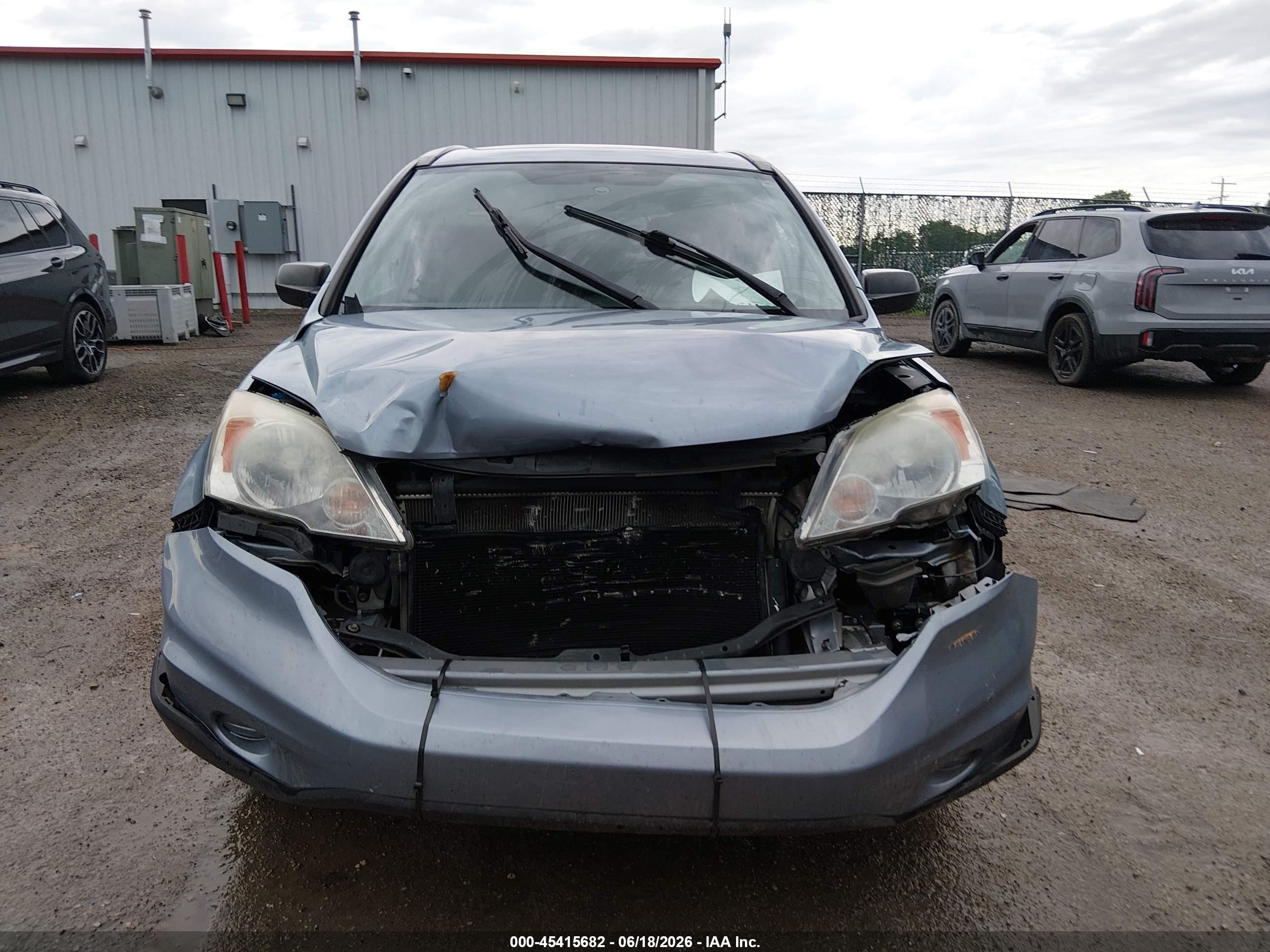 2010 Honda Cr-v Ex Blue vin: 5J6RE3H51AL040222