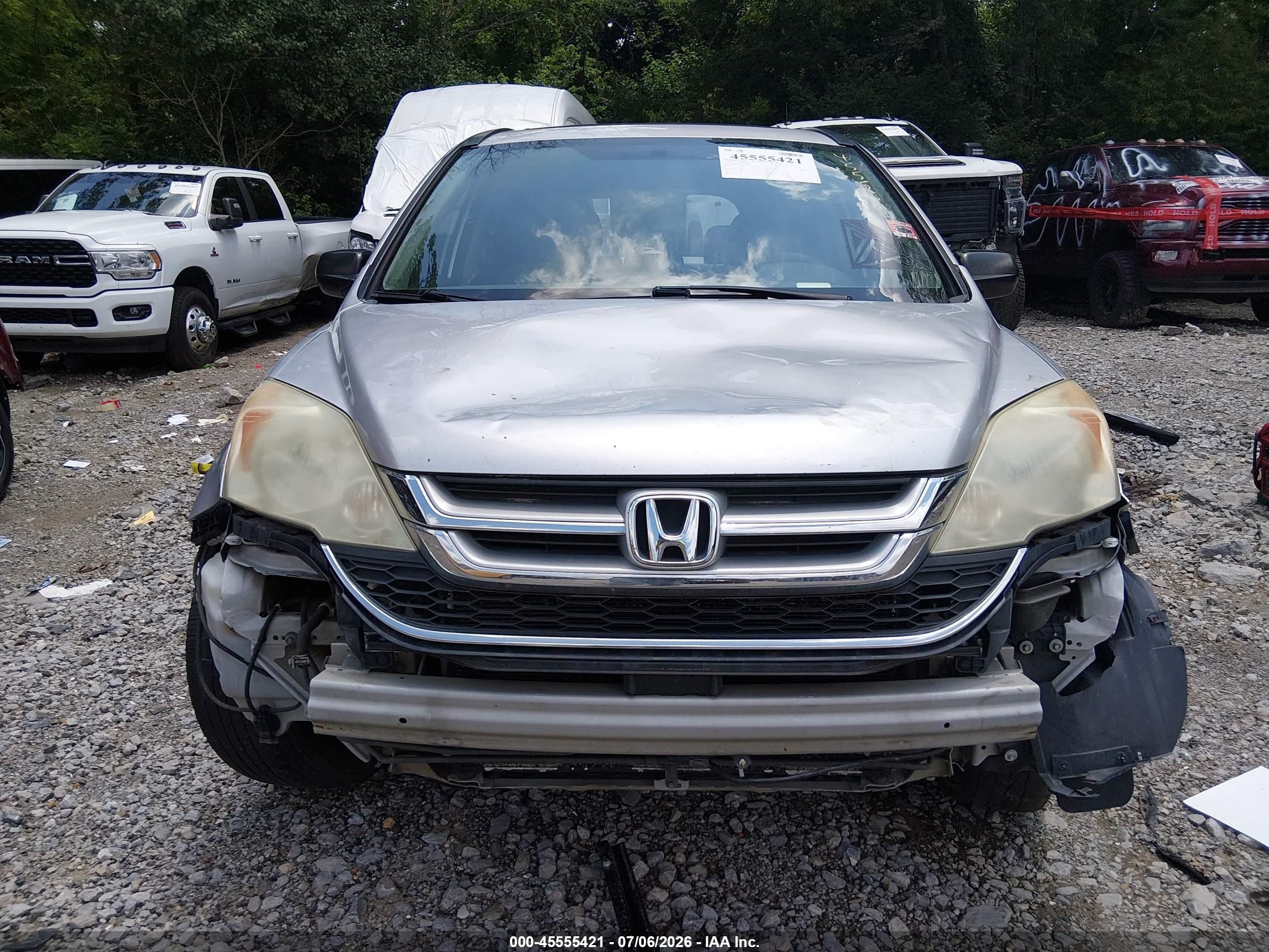 2011 Honda Cr-v Ex Silver vin: 5J6RE3H51BL045180