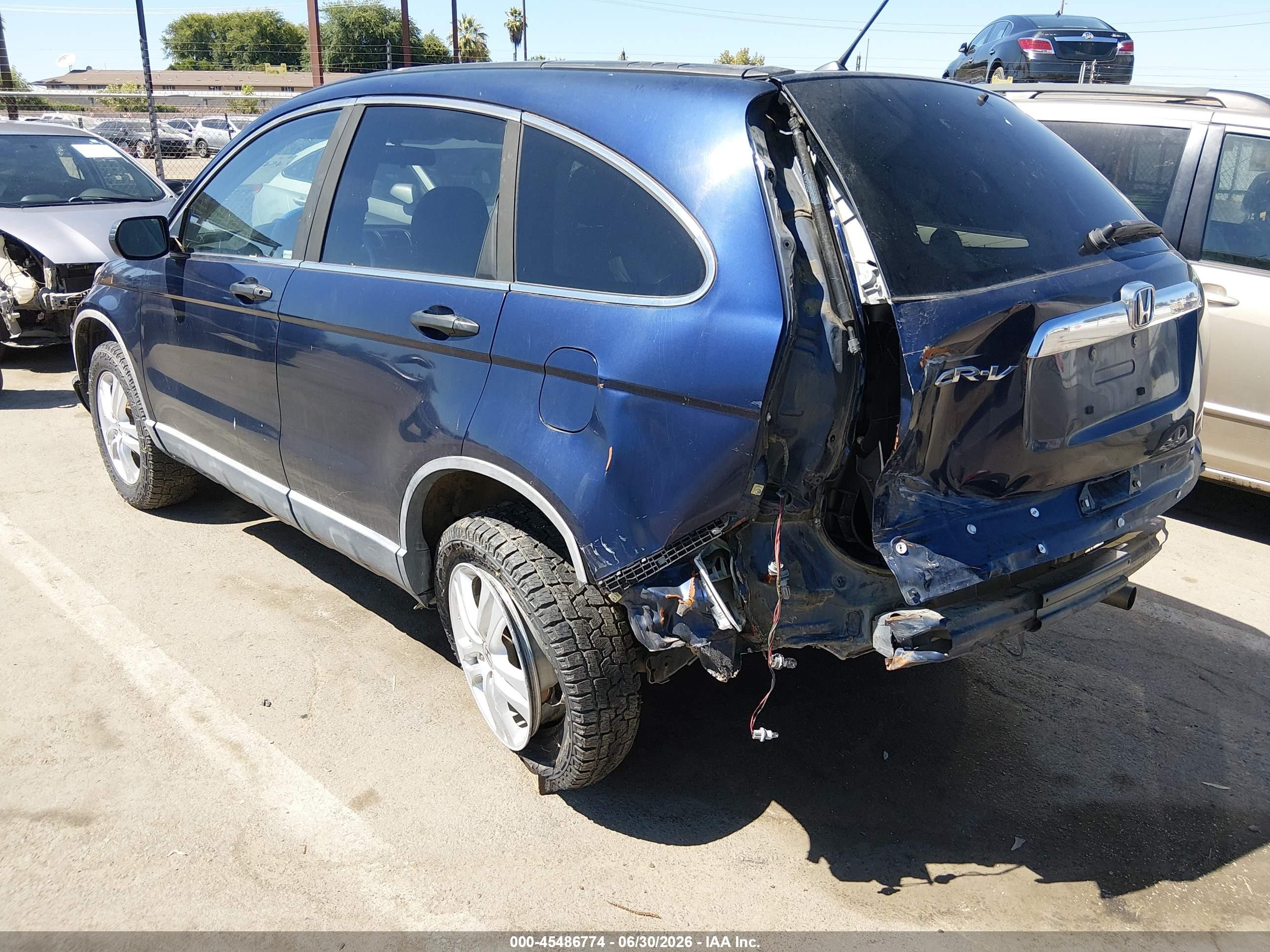 2010 Honda Cr-v Ex Blue vin: 5J6RE3H52AL011487