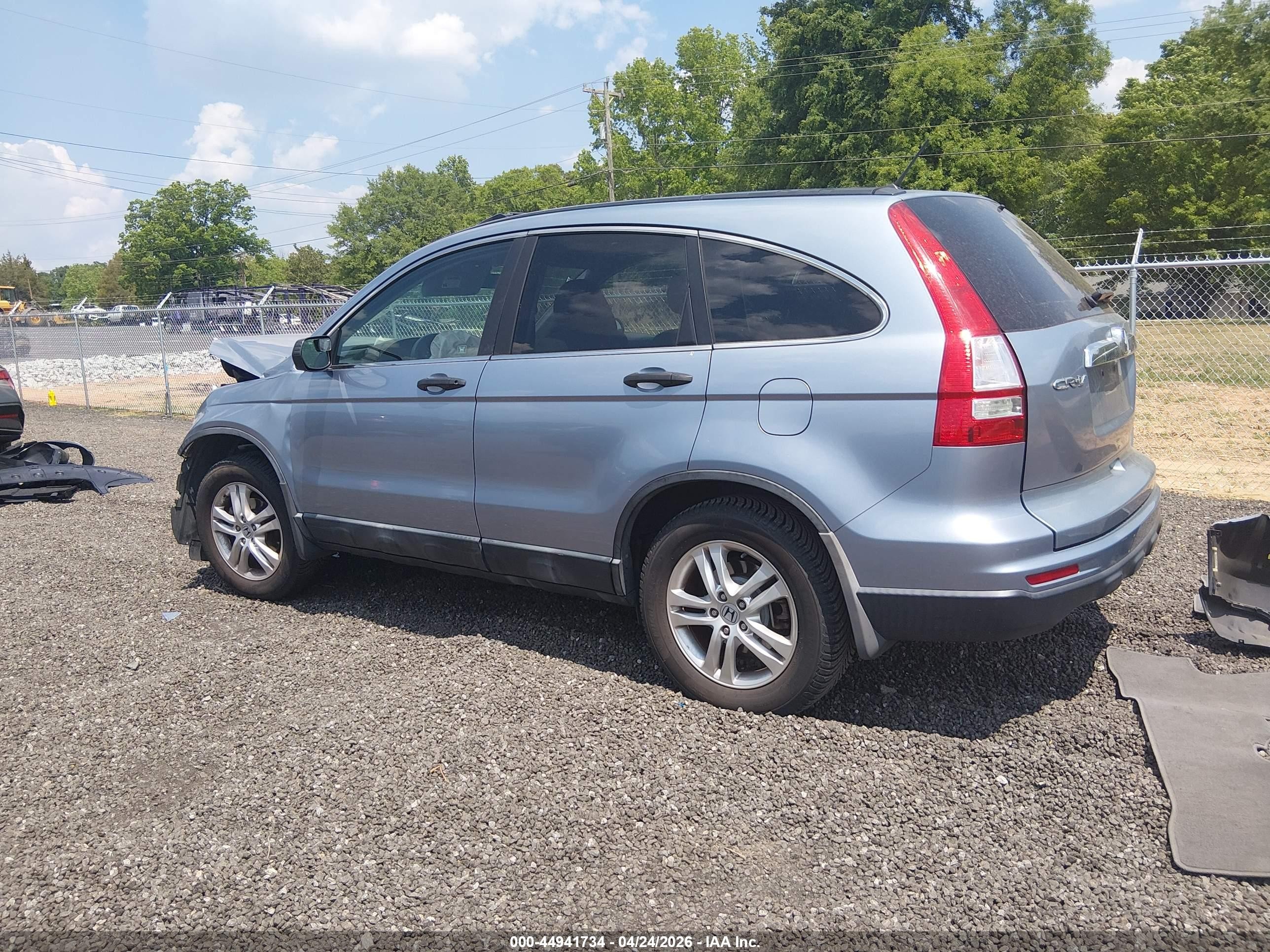 2010 Honda Cr-v Ex Blue vin: 5J6RE3H52AL021503